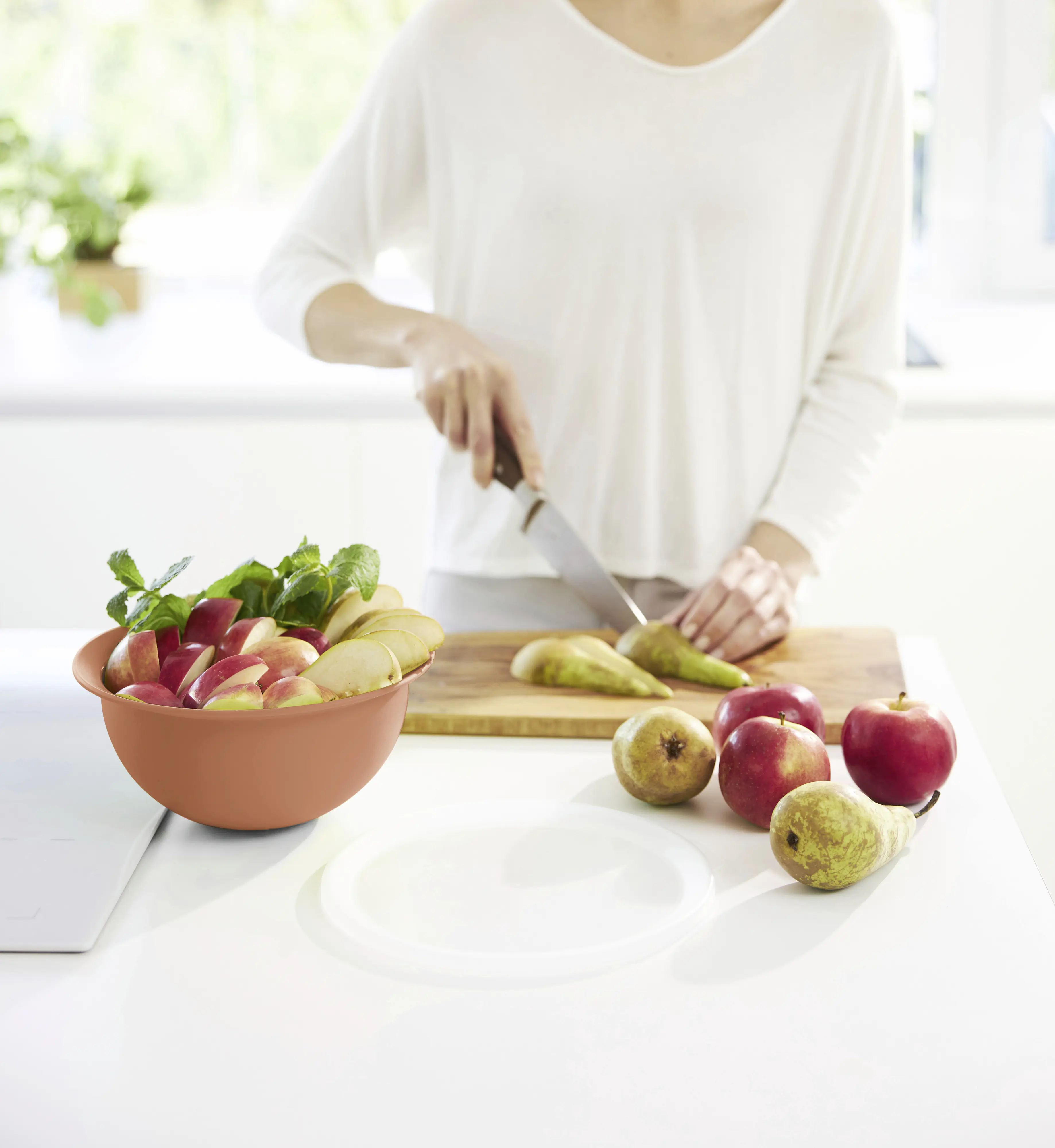 Rotho Schüssel + Deckel Caruba 3 L coral clay