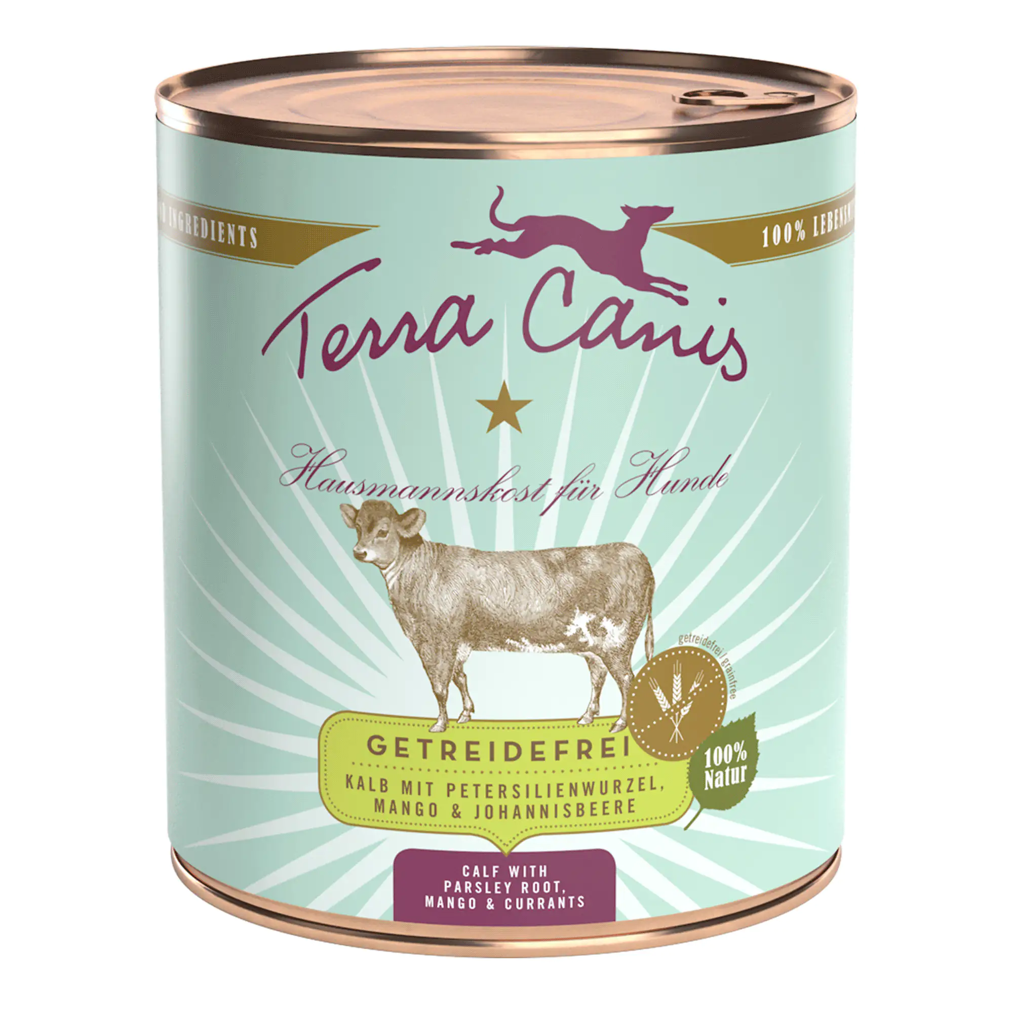 Terra Canis Adult Kalb mit Petersilienwurzel Mango & Johannisbeere 800 g