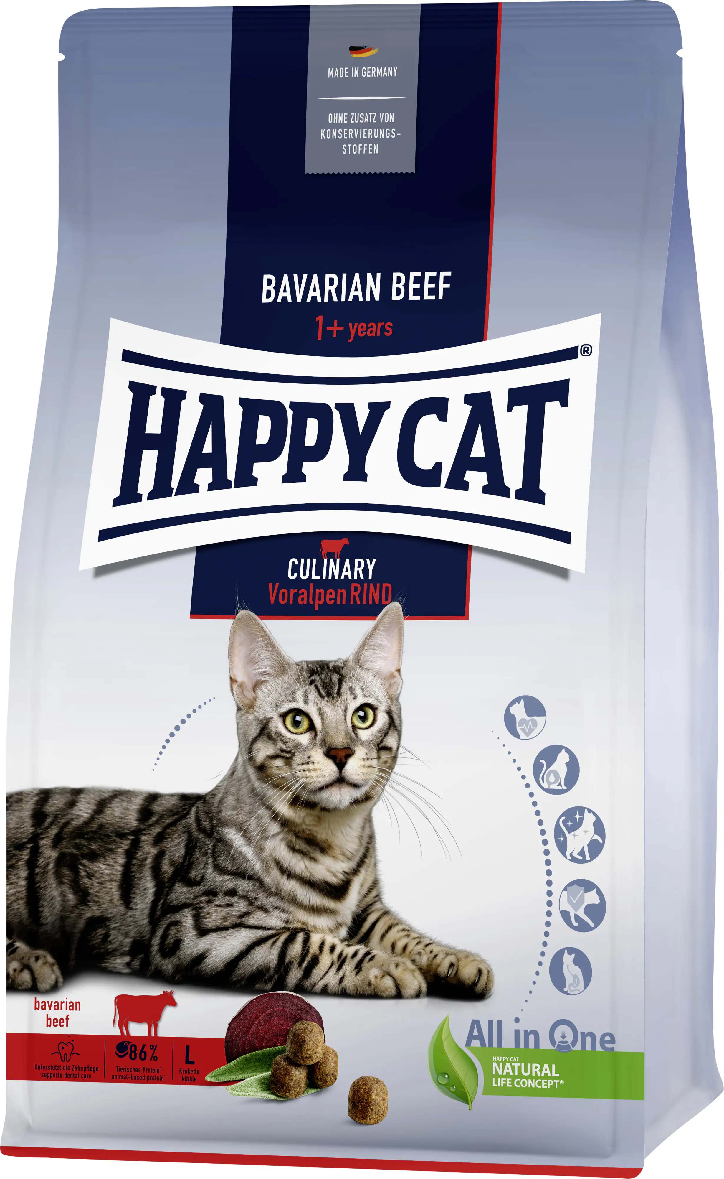 HappyCat Katzenfutter Culina Voralpen Rind 300 g HappyCat Katzenfutter Culina Voralpen Rind 300 g