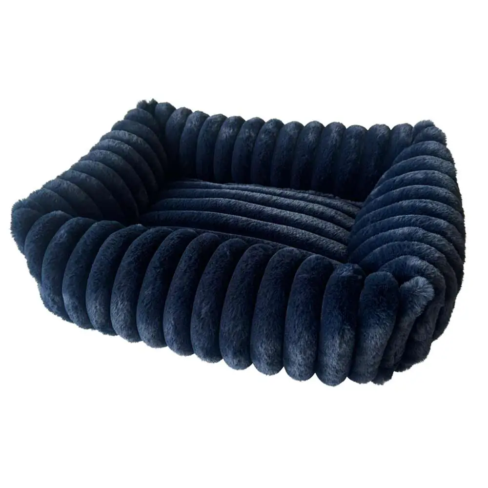 Nobby Hundebett Stripe 60 x 45 cm navyblau