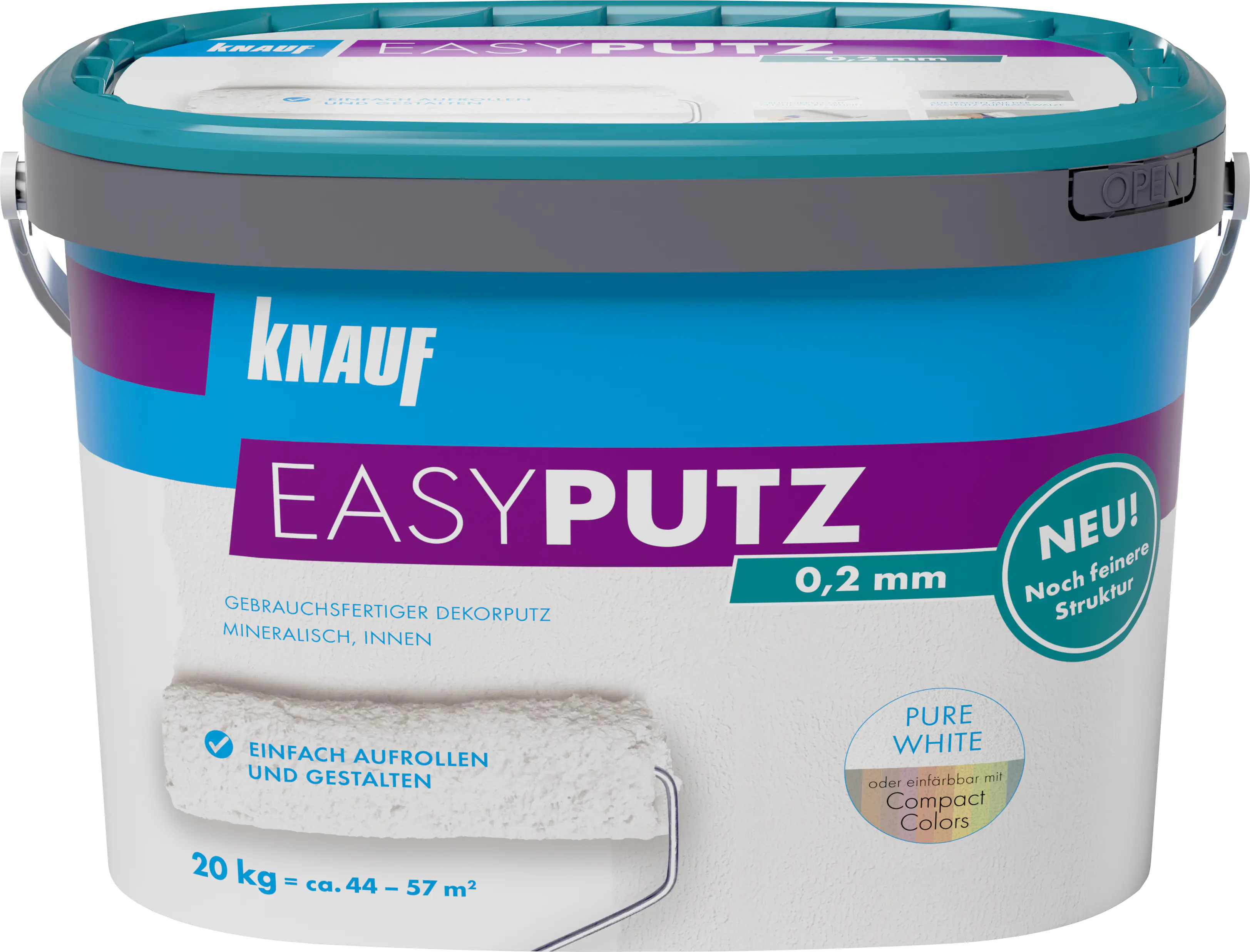 Knauf Easyputz Rollputz 20 kg 0,2 mm Schneeweiß