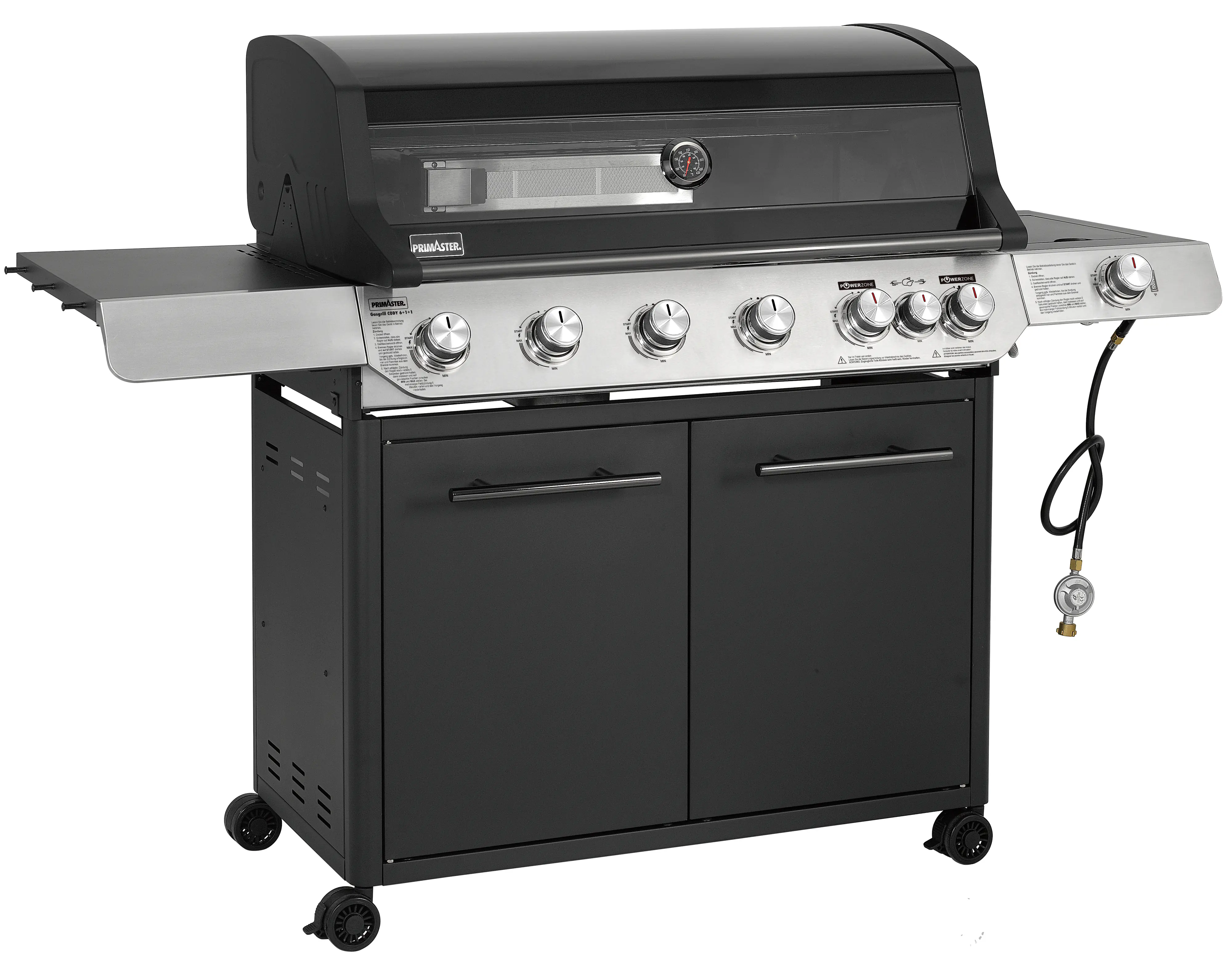 Primaster Gasgrill Cody Powerzone & Infrarotbrenner Grillfläche: 95 x 48 cm