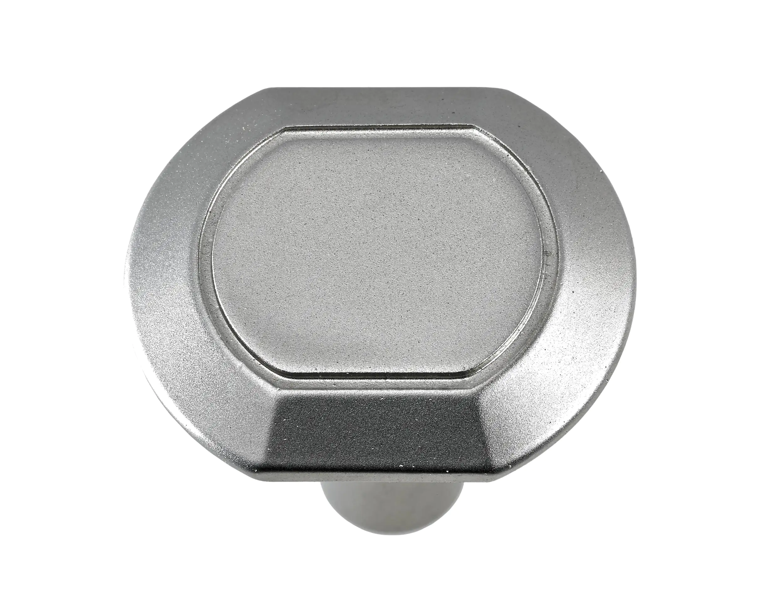 Hettich Möbelknopf Zinkdruckguss vernickelt 24,0 x 27,0 mm - 1 Stück