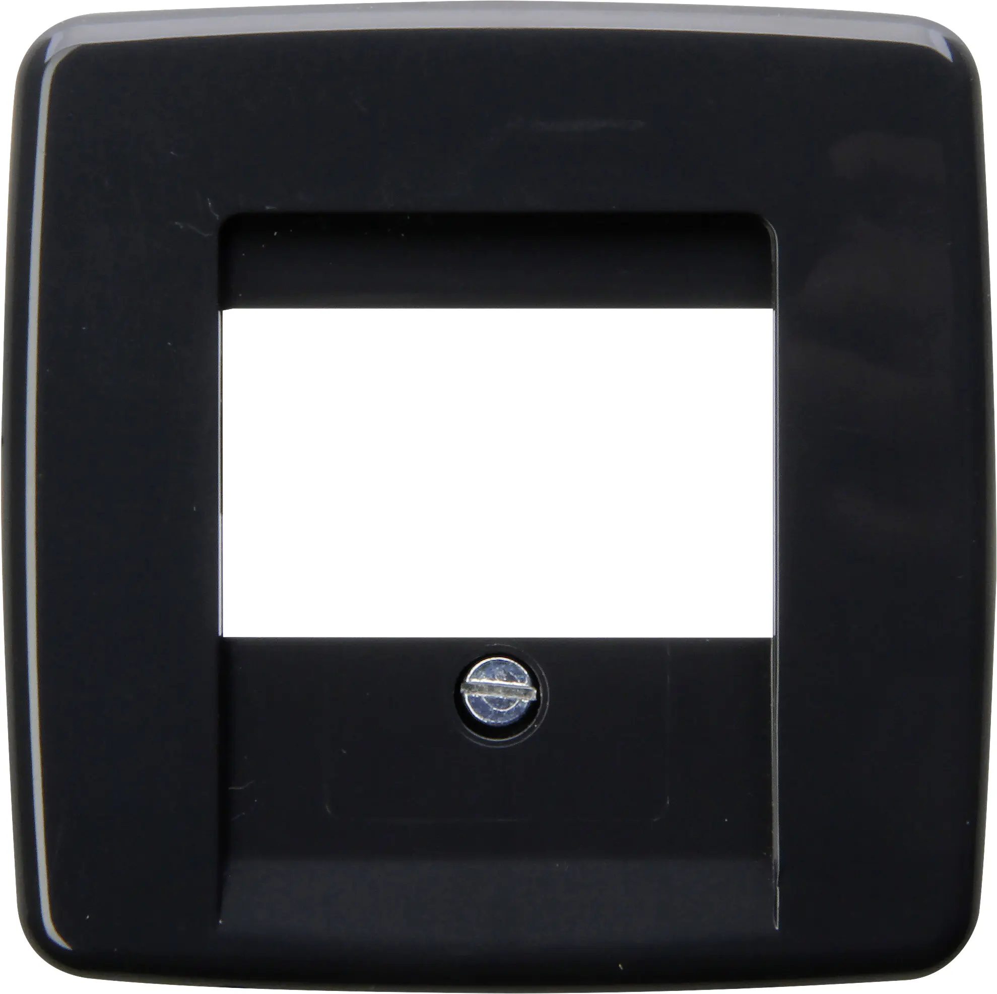 Kopp UAE-Abdeckung Rivo anthrazit, , Schrägauslass, 1-2 Anschlüsse, 339515082