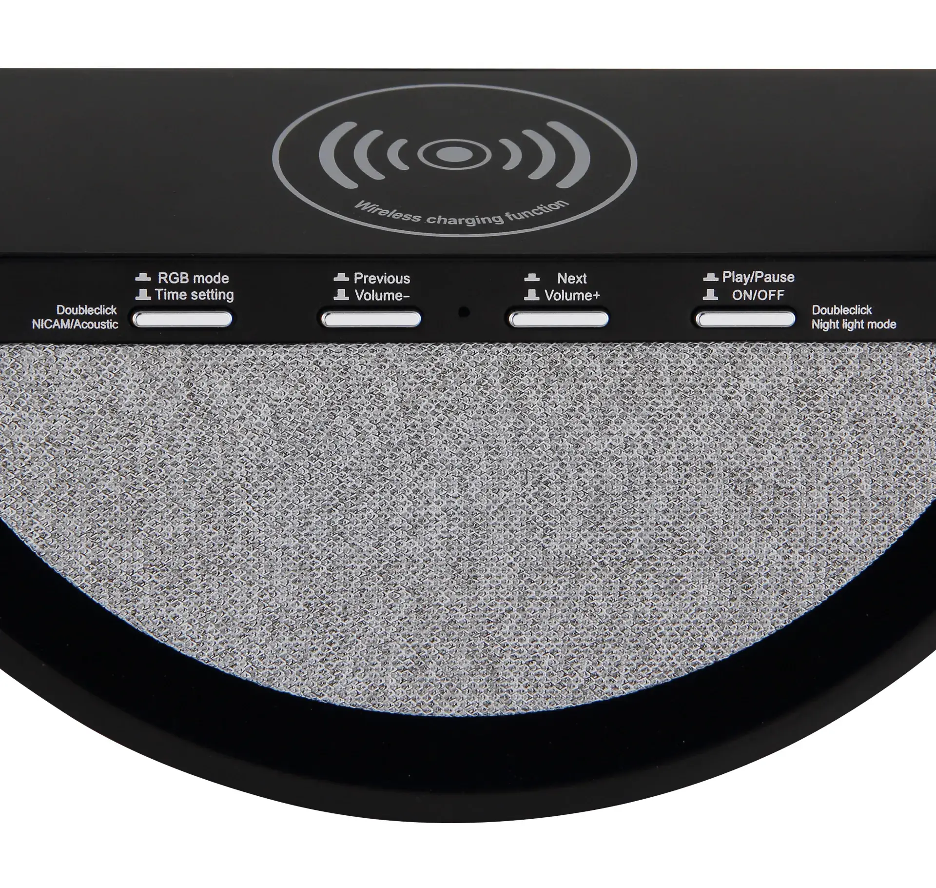 Globo Tischleuchte Soundra RGB Smartphone Ladestation Akku