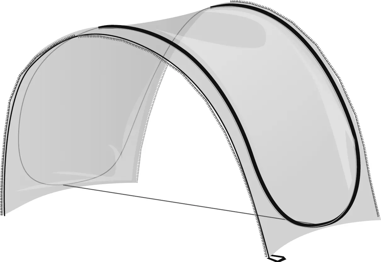 Gardenguard Kälteschutz-Verlängerung für Pflanzentunnel 110 cm