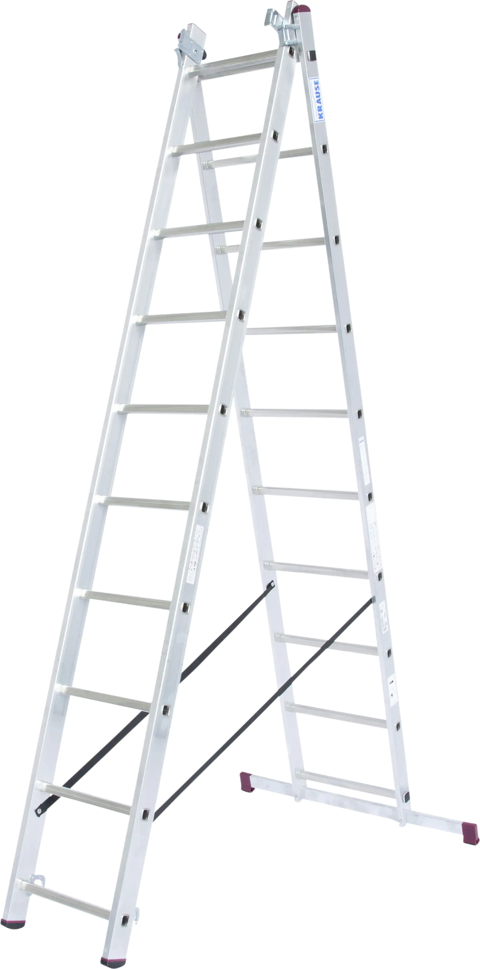 Krause Aluminium-Vielzweckleiter CORDA mit Treppenfunktion 7 m