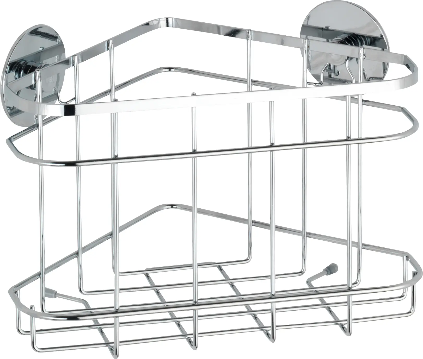 Wenko Eckablage Edelstahl, Turbo-Loc