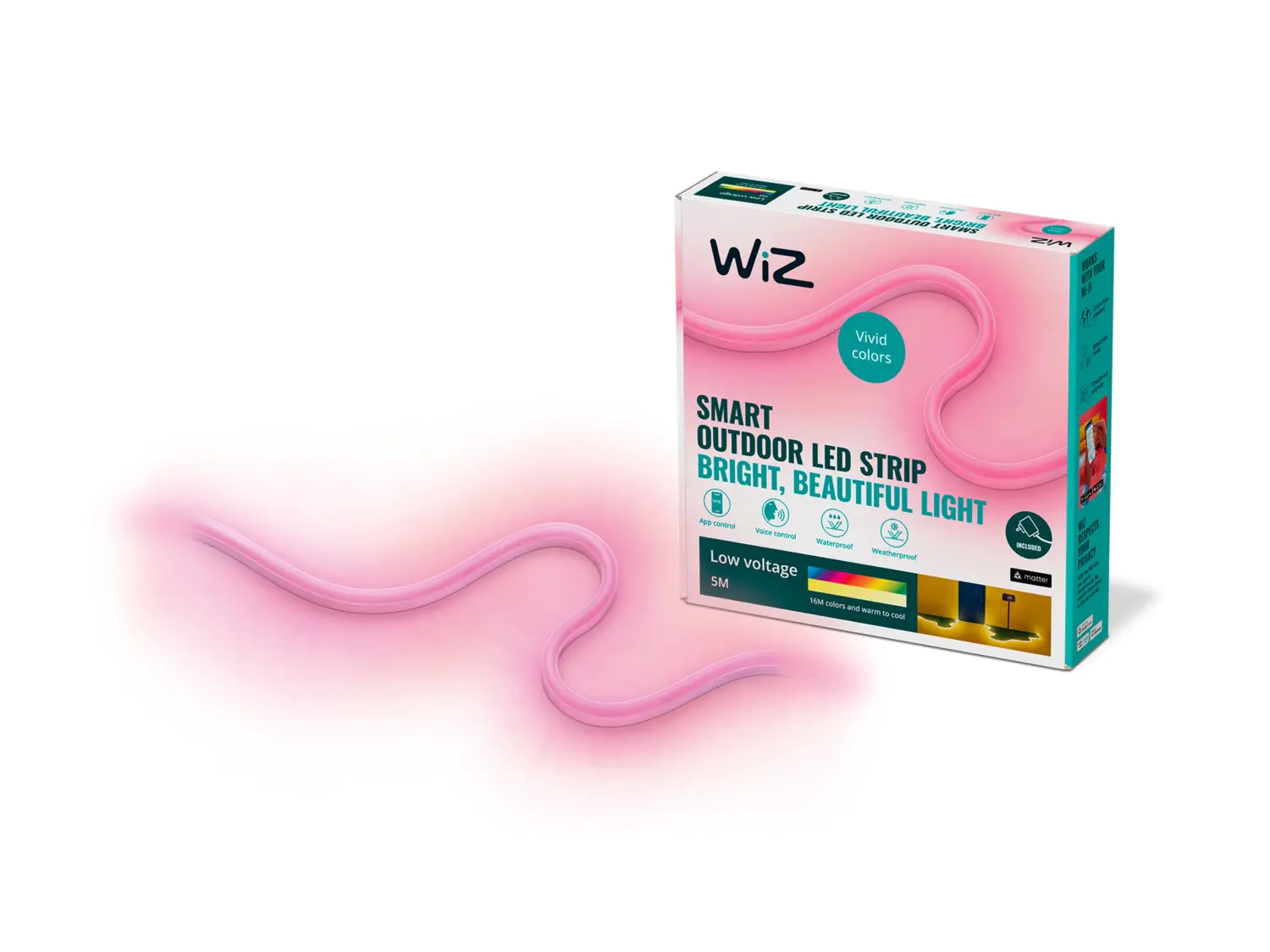 WiZ LED-Streifen White & Color 1-flammig weiß Farbwechsler WiZ LED-Streifen White & Color 1-flammig weiß Farbwechsler