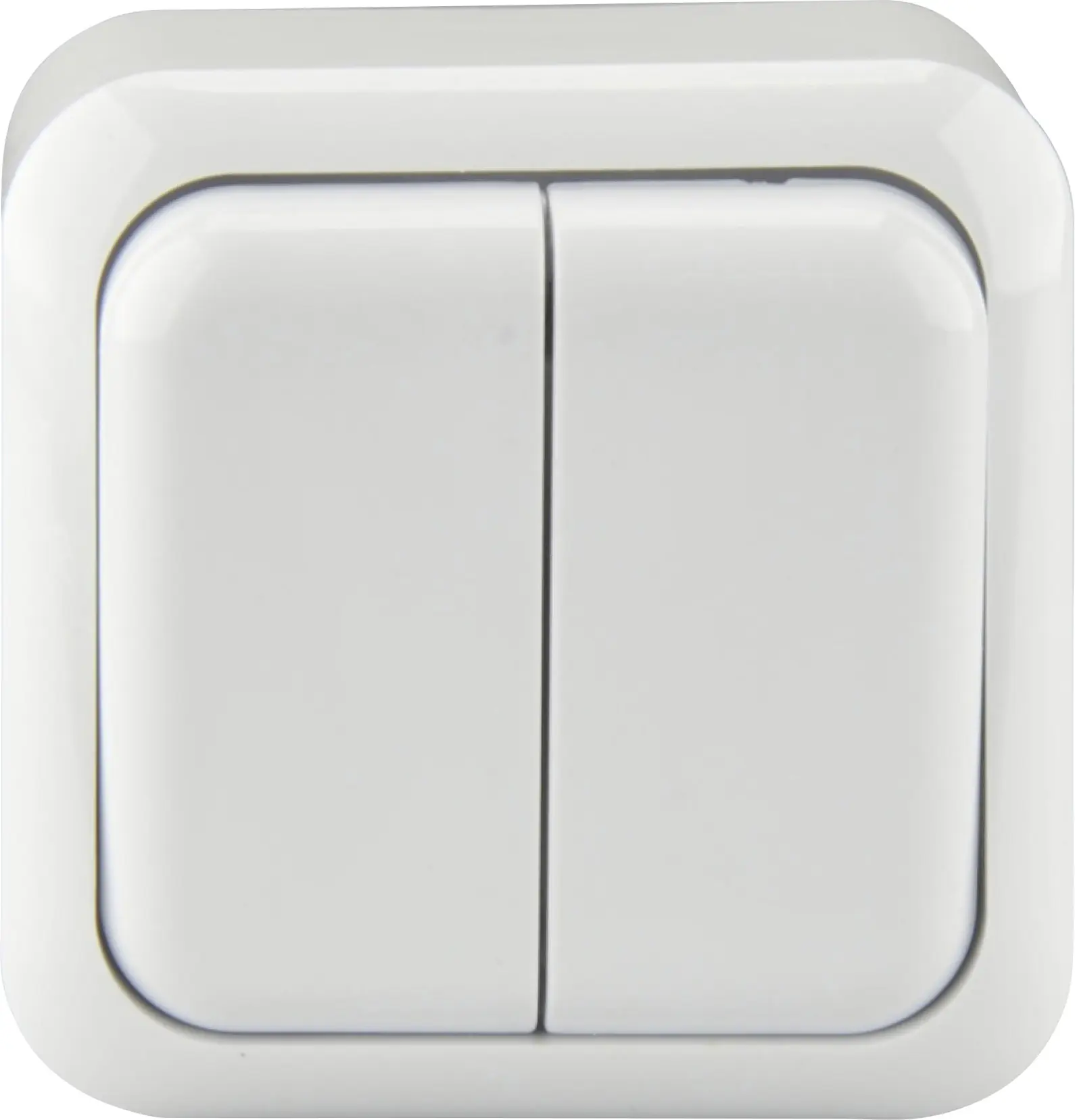 Unitec Serienschalter Aufputz weiß, Serie Standard