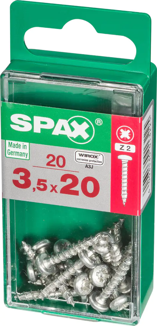 Spax Universalschrauben 3.5 x 20 mm TX 20 - 20 Stk.
