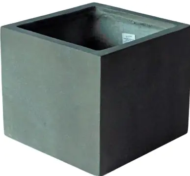 TrendLine Pflanzgefäß Terrazzo 37 x 37 x 32 cm grau