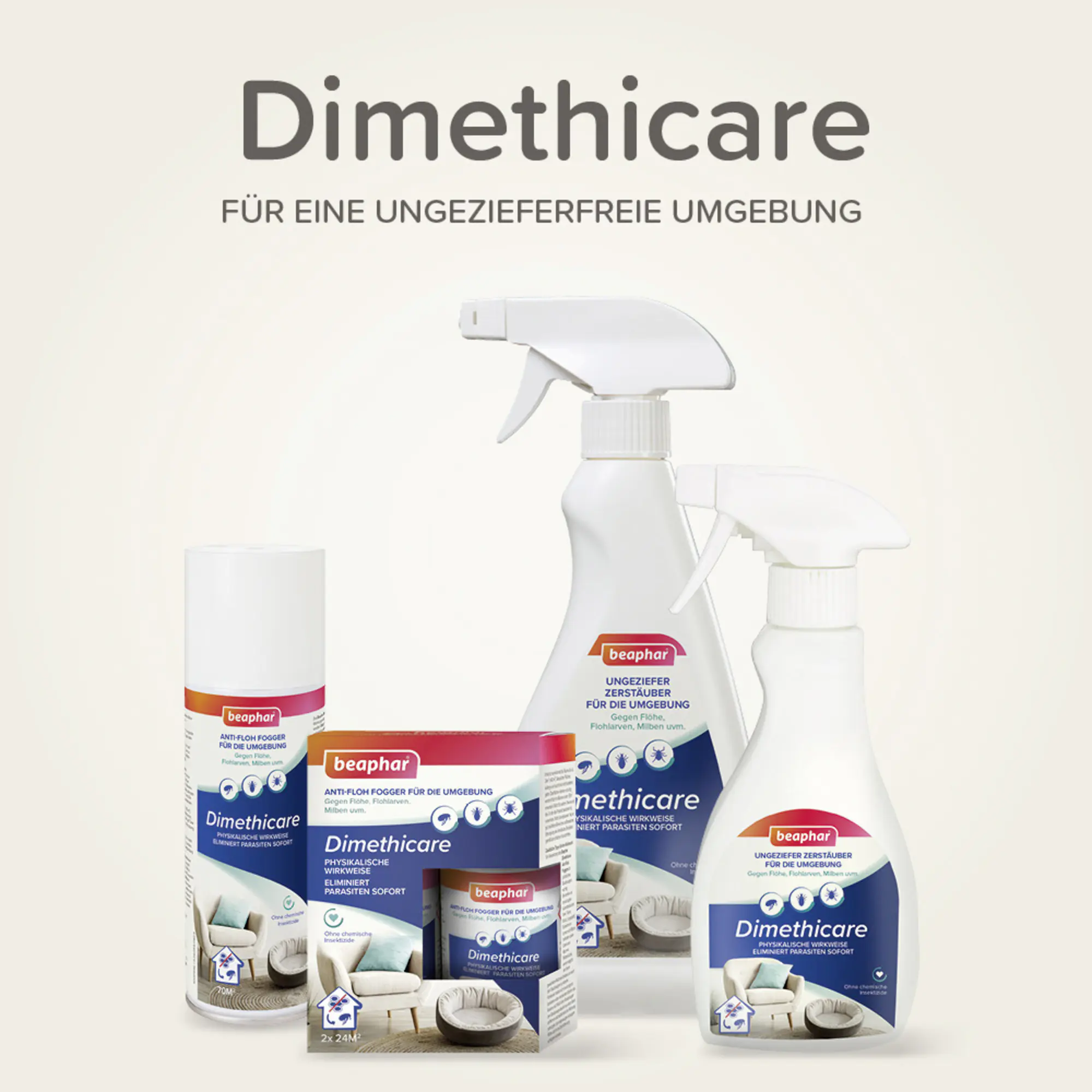 Beaphar Dimethicare Anti-Floh-Fogger 200 ml Beaphar Dimethicare Anti-Floh-Fogger 200 ml