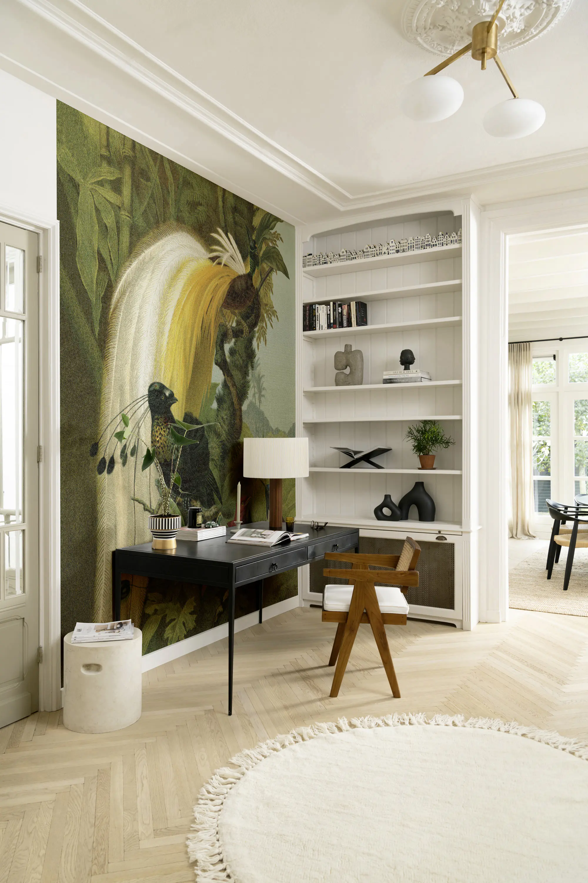 Rasch Vlies Fototapete 543780 Grün-Dunkelgrün Muster & Motive 3 m x 2,65 m