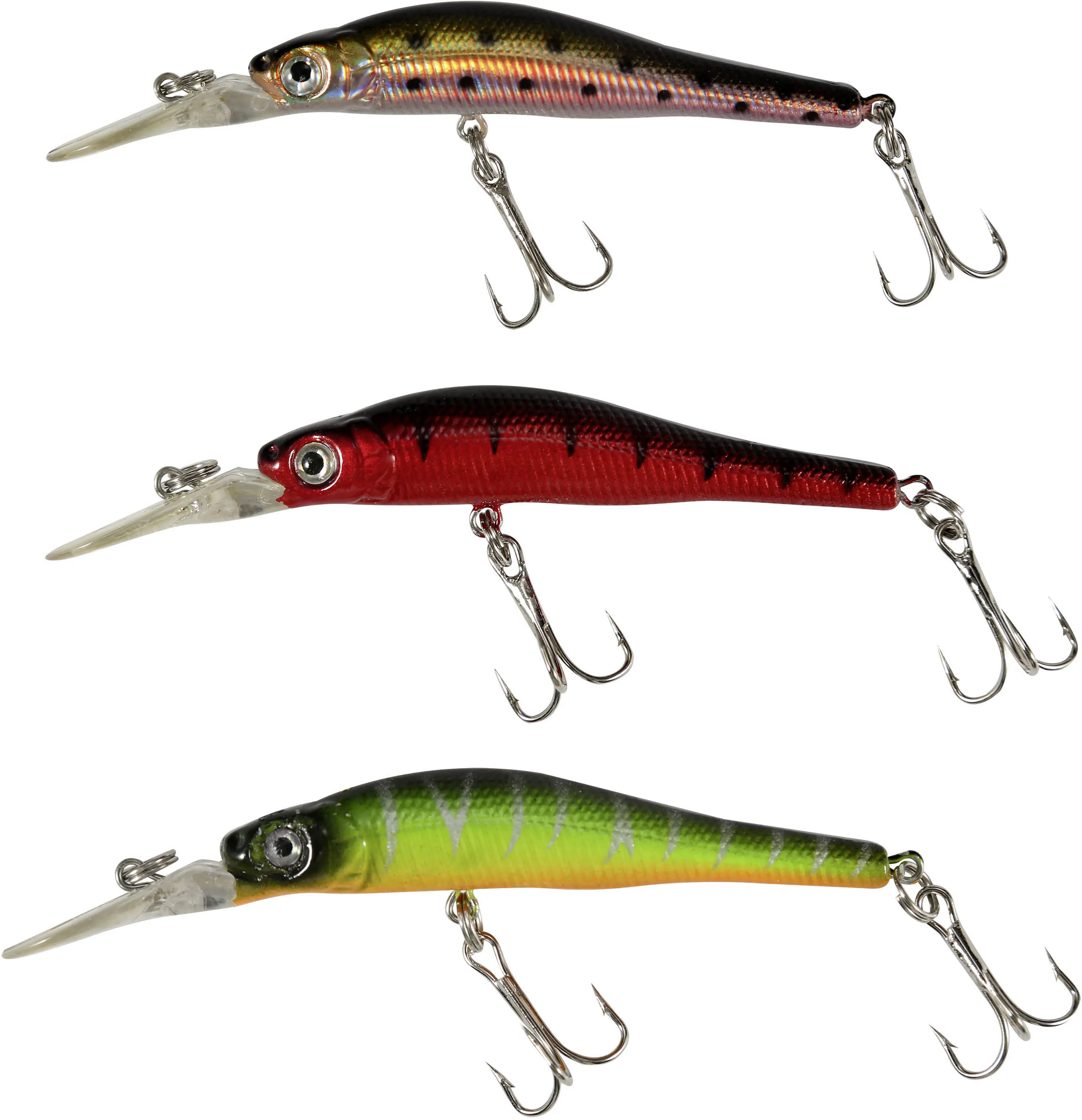 Paladin Wobbler Sortiment I Barsch-Zander-Hecht 3 Stück schwimmend