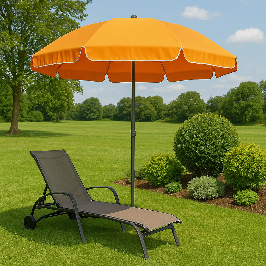 TrendLine Sonnenschirm orange, Ø 180 cm