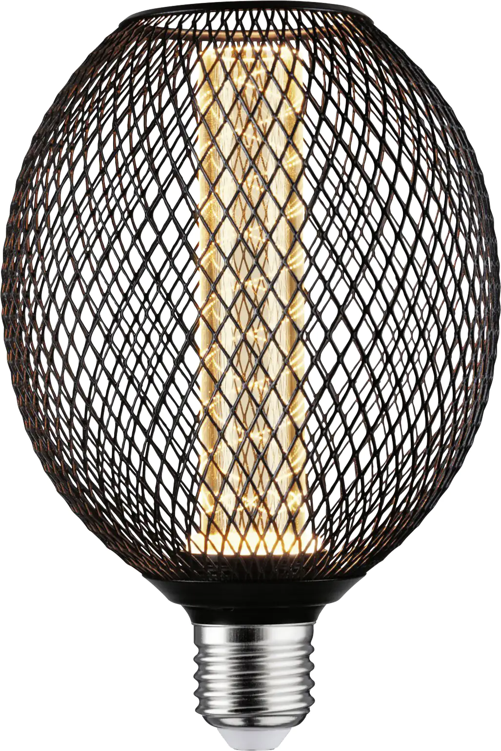 Paulmann LED Leuchtmittel Metallic Glow Globe Spiral E27 4,2W schwarz Paulmann LED Leuchtmittel Metallic Glow Globe Spiral E27 4,2W schwarz