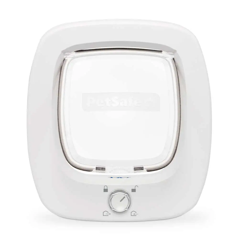 Nobby Katzenklappe für große Katzen oder kleine Hunde weiß