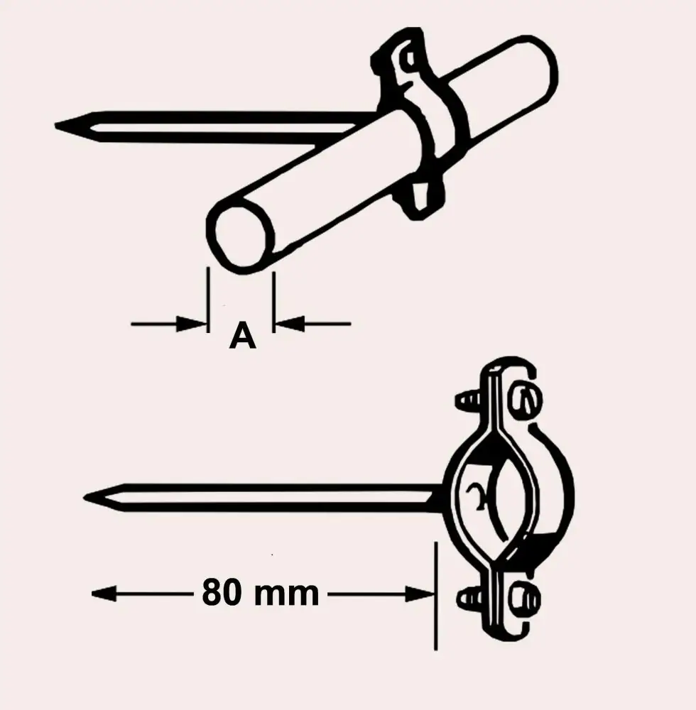 Cornat Einschlagschelle isoliert 3/8", 5er Pack