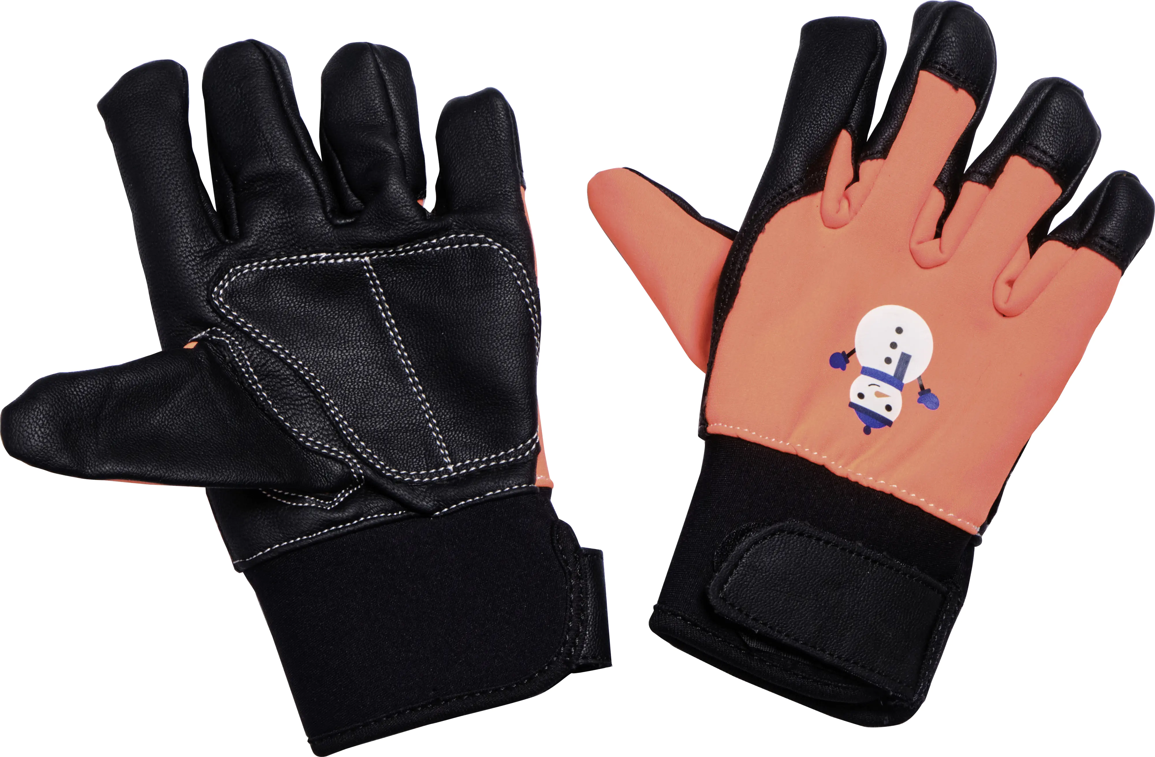 Freund Kinderhandschuh Winter neonrange 4-6 Jahre