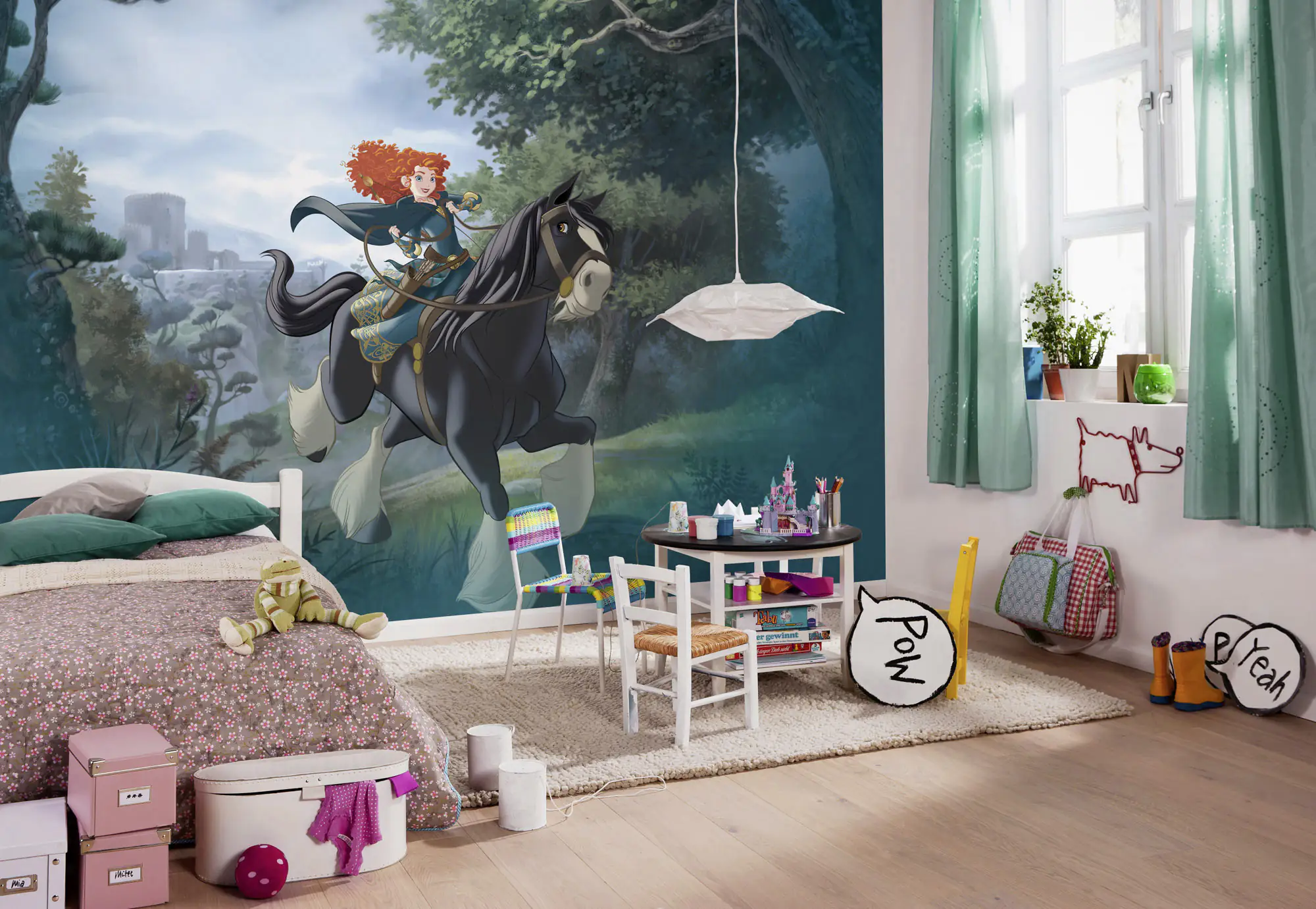 Komar Vlies Fototapete Merida Riding 400 x 280 cm 