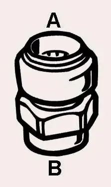 Cornat Übergangsmuffe Ø 15 mm / 1/2"