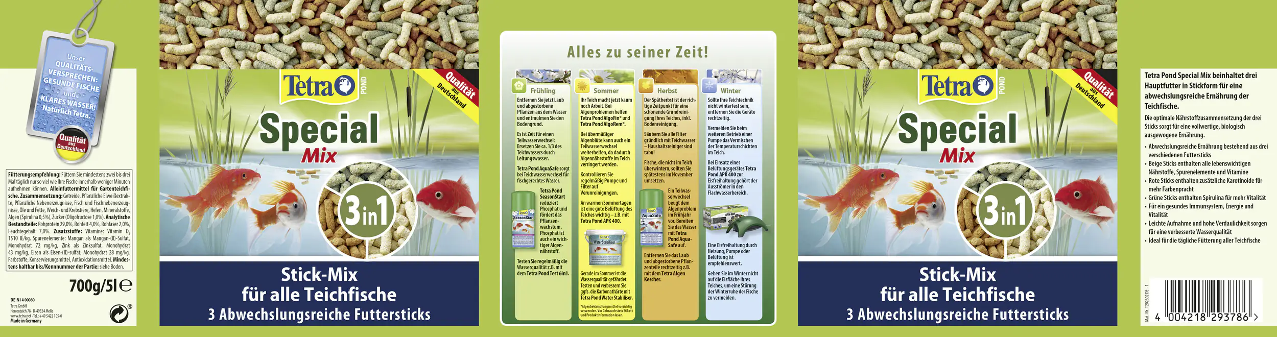Tetra Pond Special Mix Teichsticks 5 L Eimer