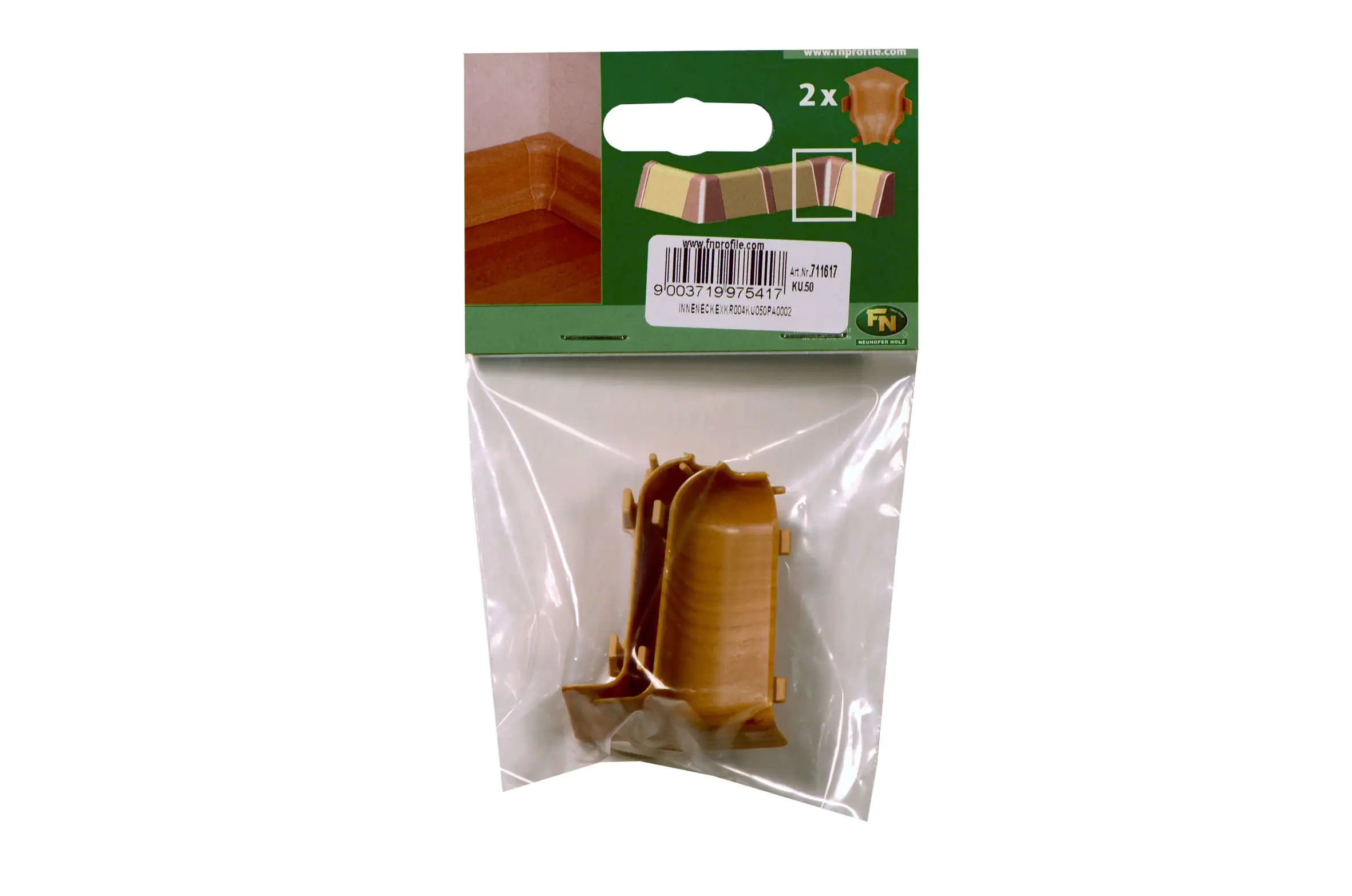 Inneneck für Kunststoffleiste KU.050 kirsch SB