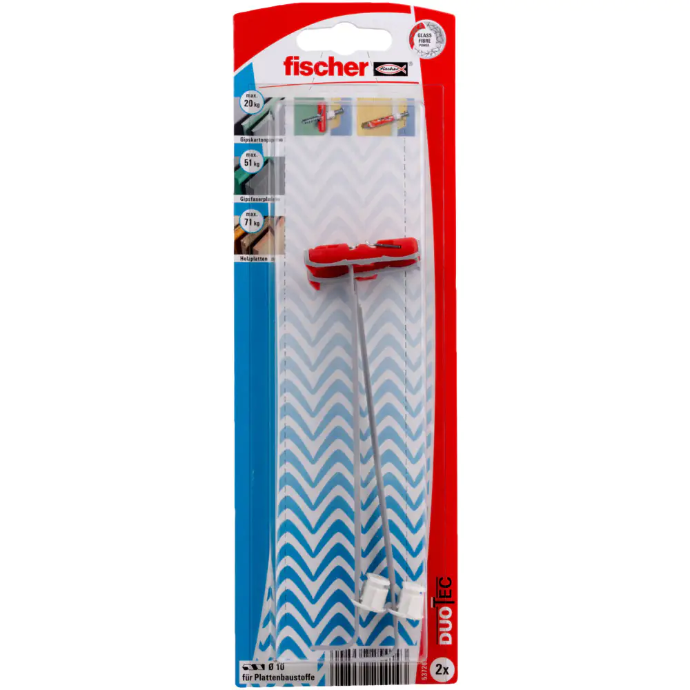 Fischer Kippdübel Duotec 10.0 x 50 mm - 2 Stück Fischer Kippdübel Duotec 10.0 x 50 mm - 2 Stück