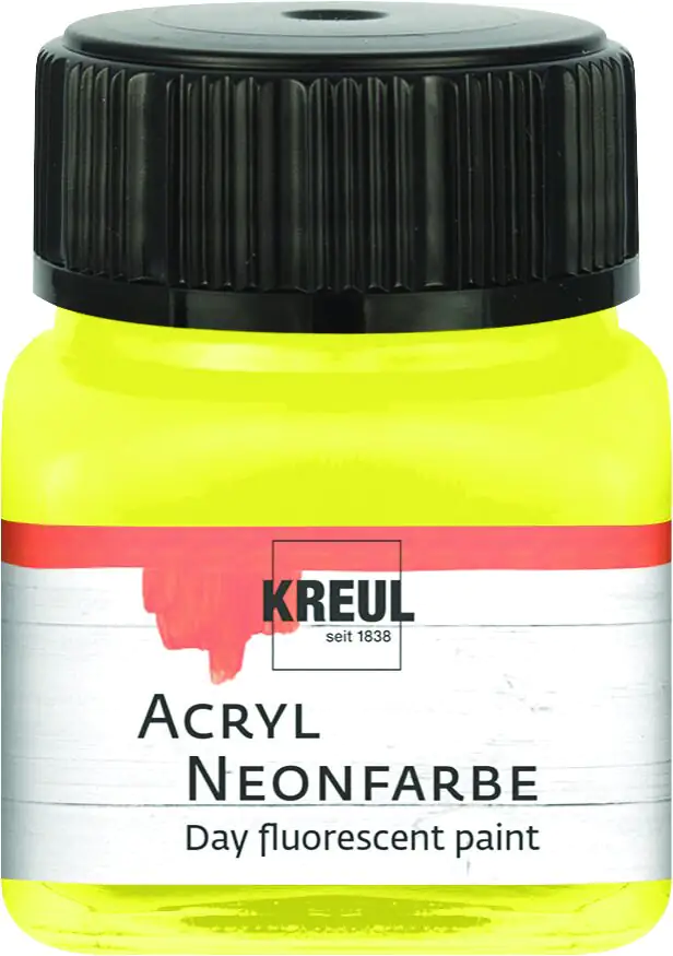 Kreul Acryl Neonfarbe neongelb 20 ml