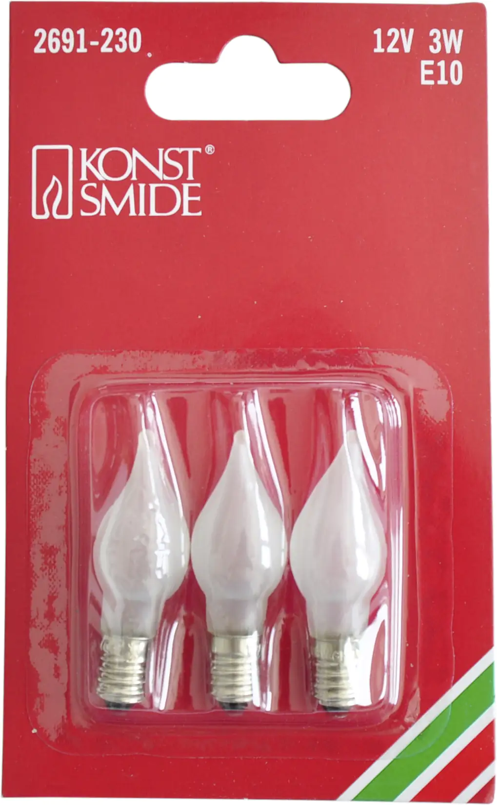 Konstsmide Ersatzbirne gefrostet 12 V 3 W 3 Stück