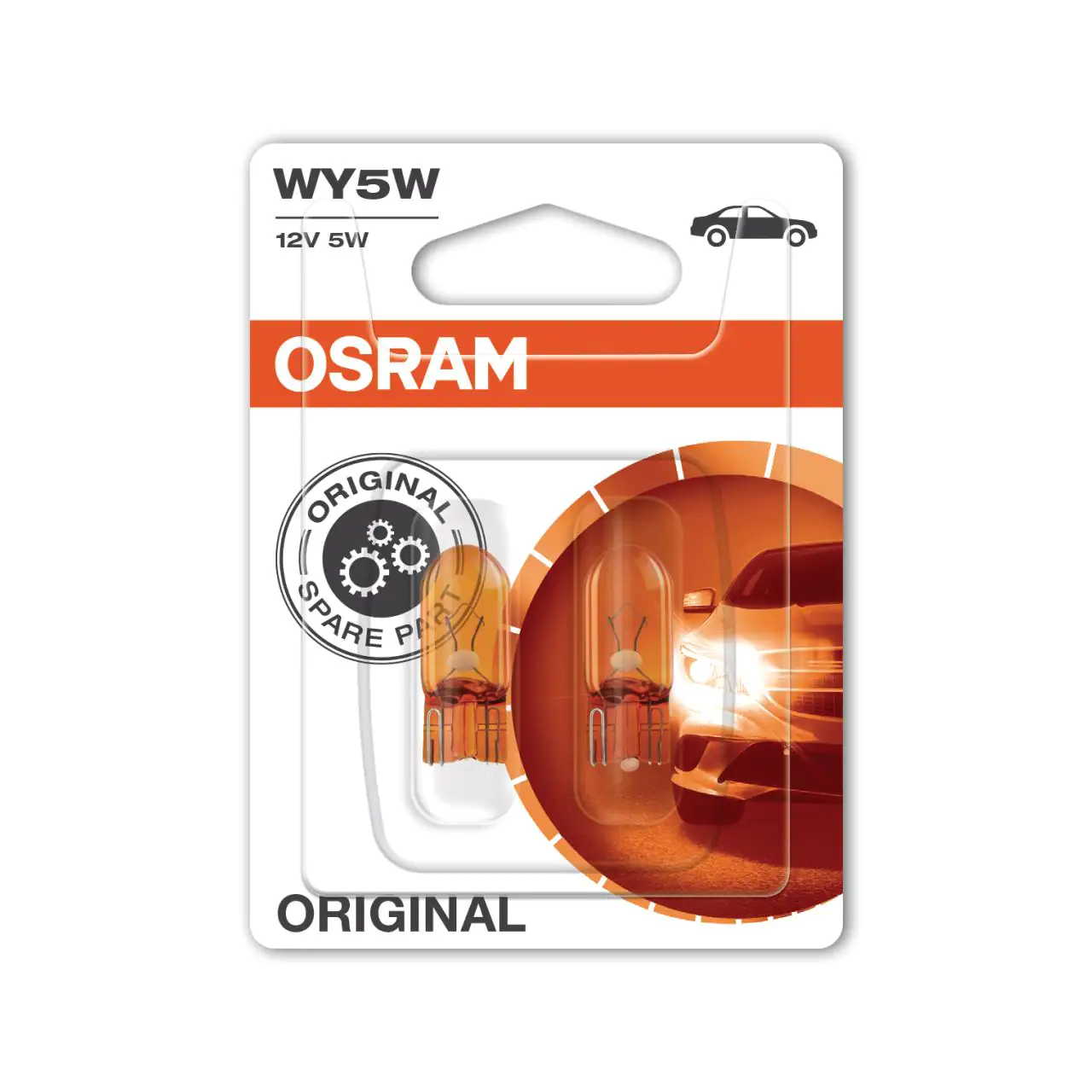 Osram Original Signallampe WY5W Osram Original Signallampe WY5W 12V 5W gelb, 2 Stück