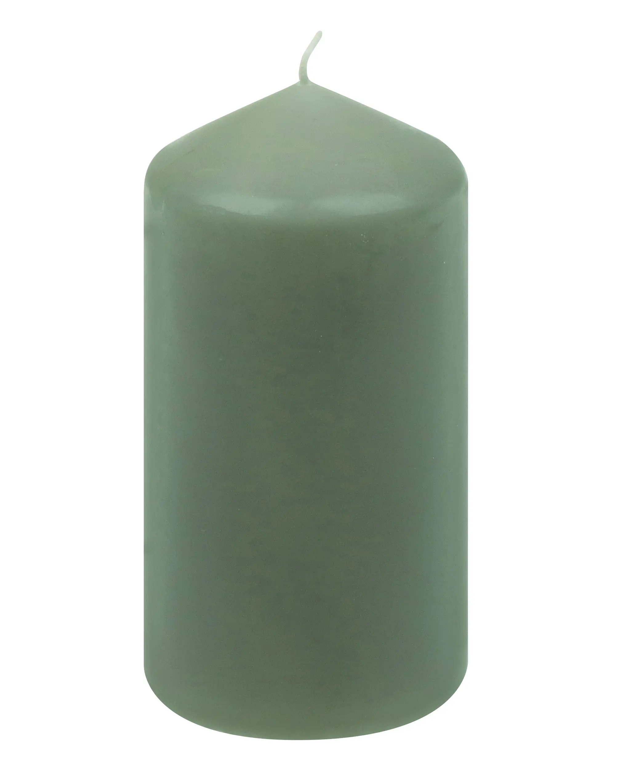 Steinhart Stumpenkerze Ø 7,7 x 15 cm salbei 