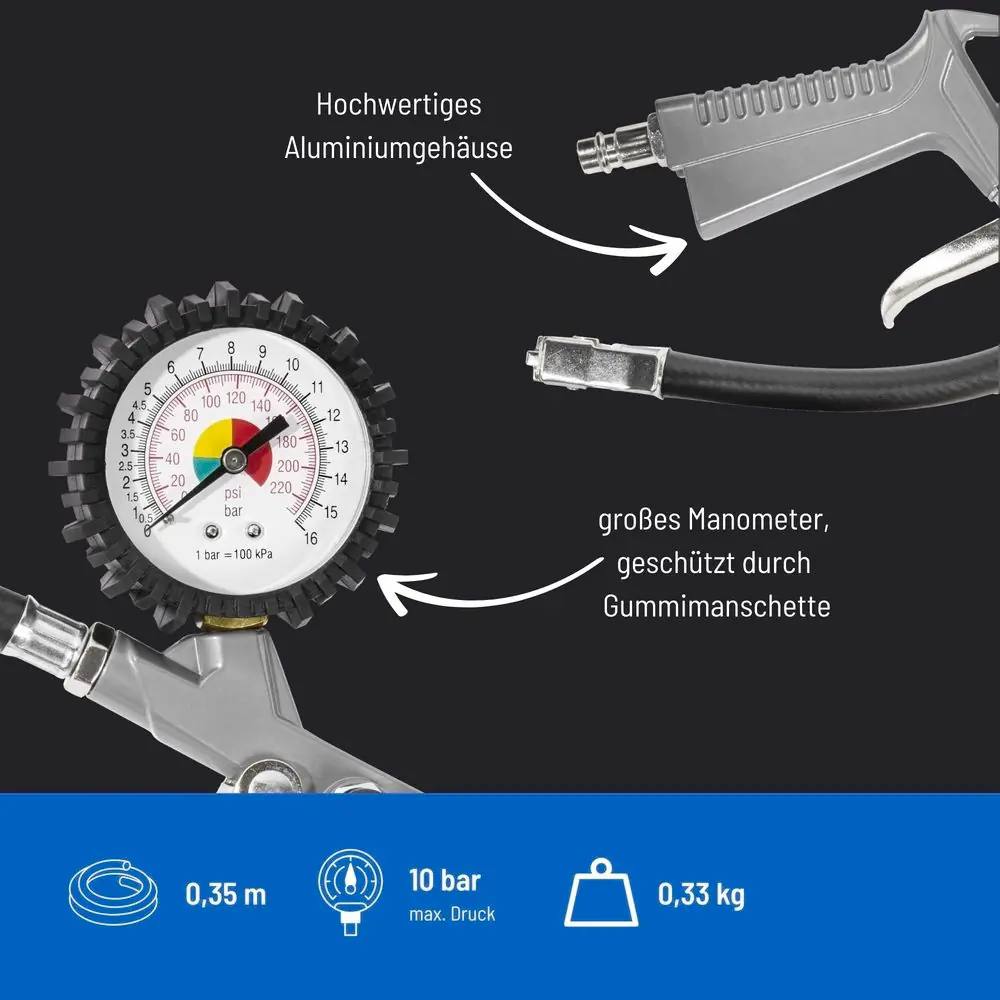 Güde Reifenfüller Standard mit Manometer