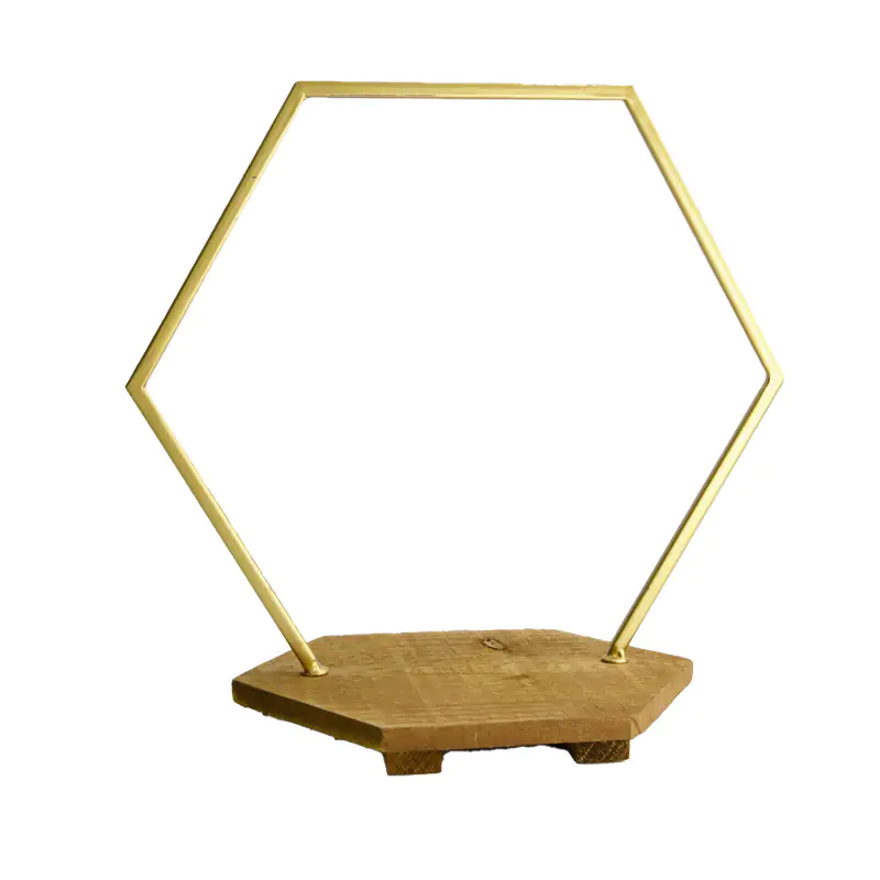 Dijk Floristenring mit Fuß 28,5 x 17,5 x 27 cm gold-wash