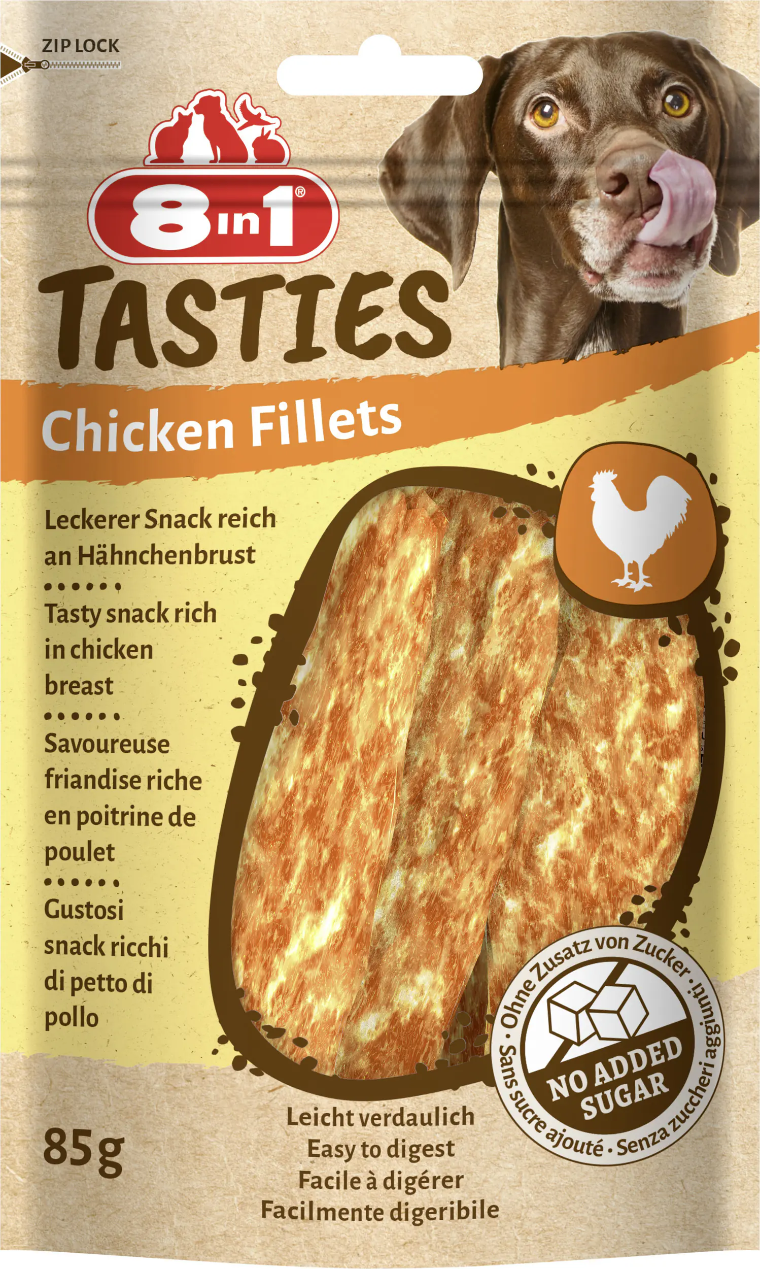 8in1 Hundeleckerli Chicken Fillets 85 g