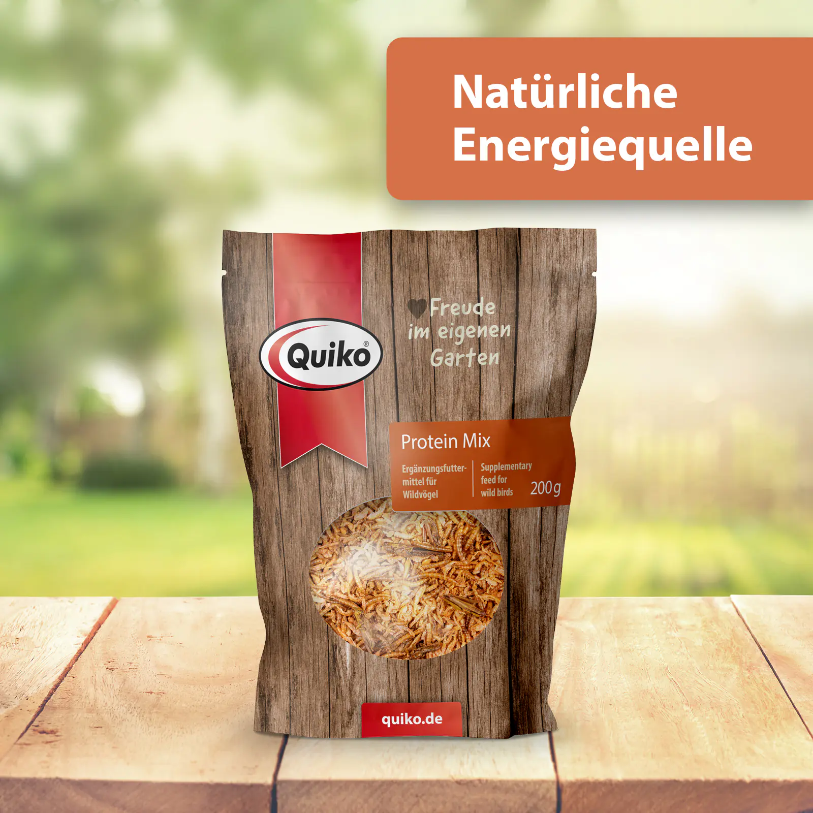 Quiko Hobbyfarming Protein Mix für Hühner und Geflügel 200 g