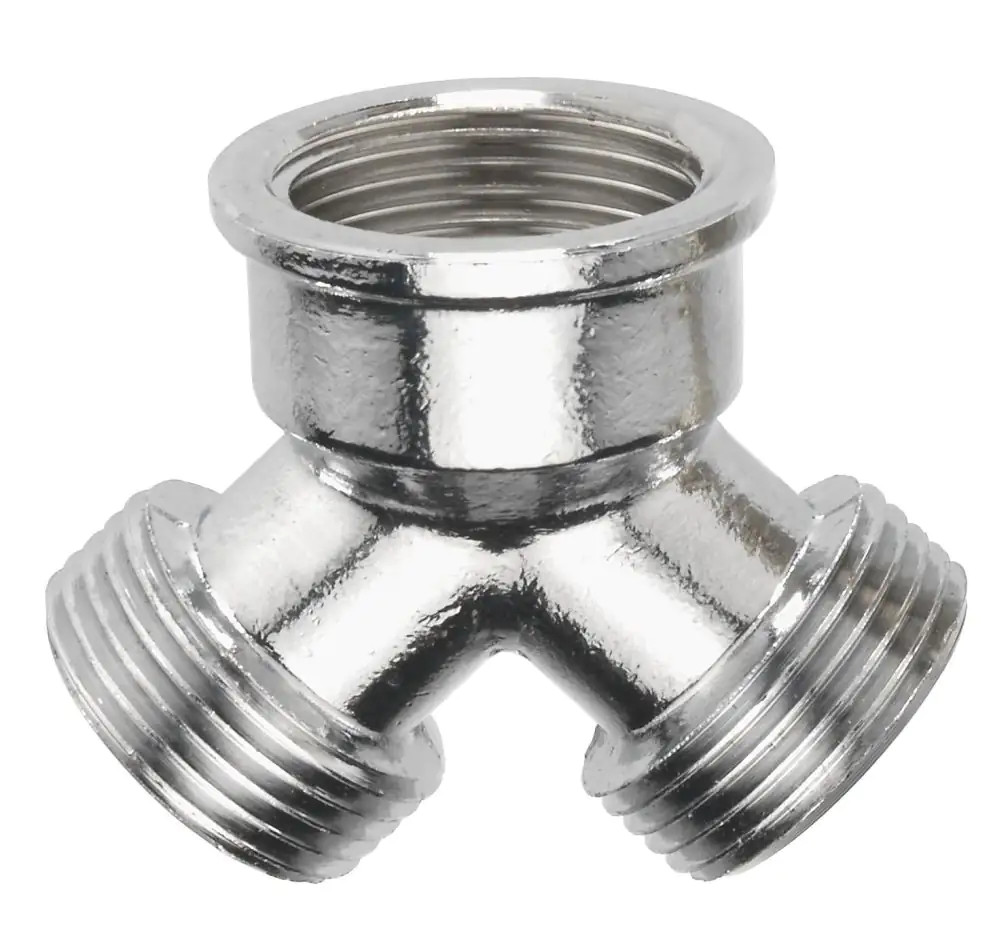 Cornat Verteilerstück messing verchromt 3/4" Innen- und Außengewinde