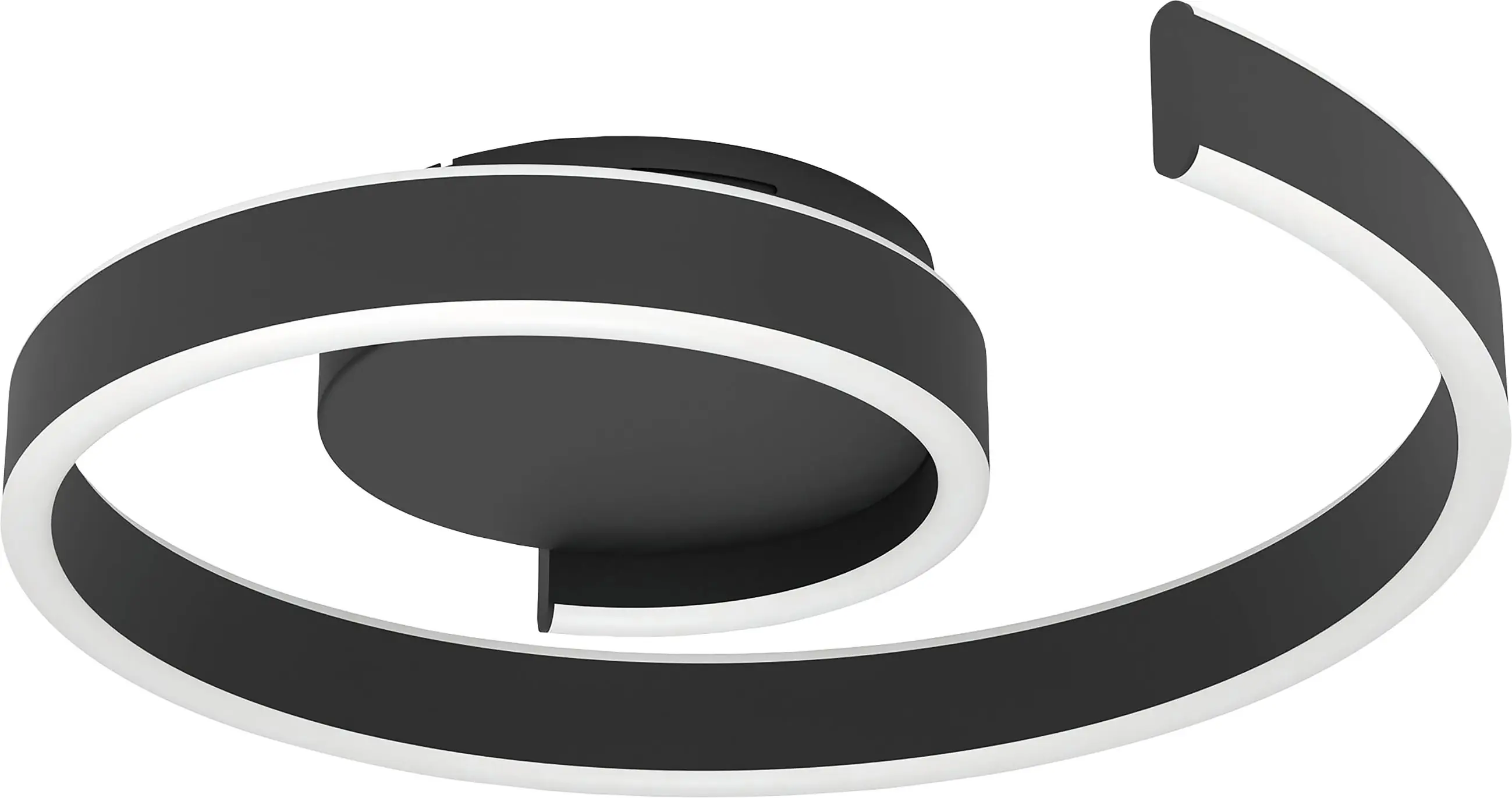 Eglo LED Deckenleuchte Andabaia-Z schwarz 47 x 39 cm warmweiß-kaltweiß dimmbar