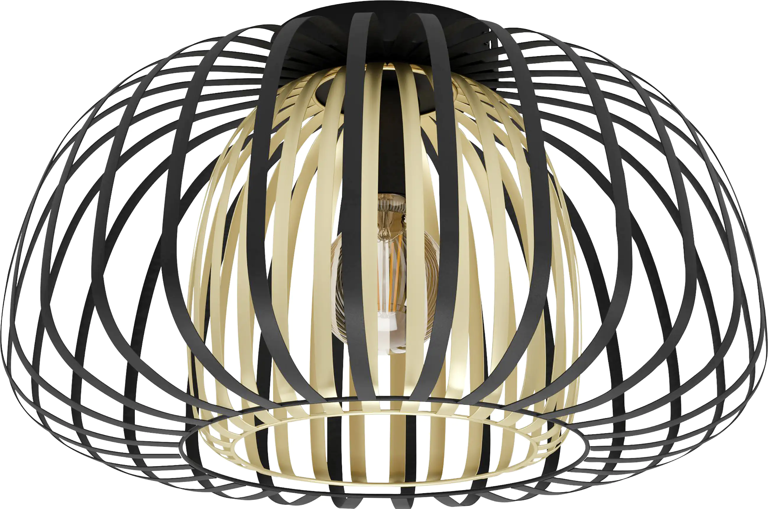 Eglo Deckenleuchte Encinitos schwarz-gold Ø 45 cm