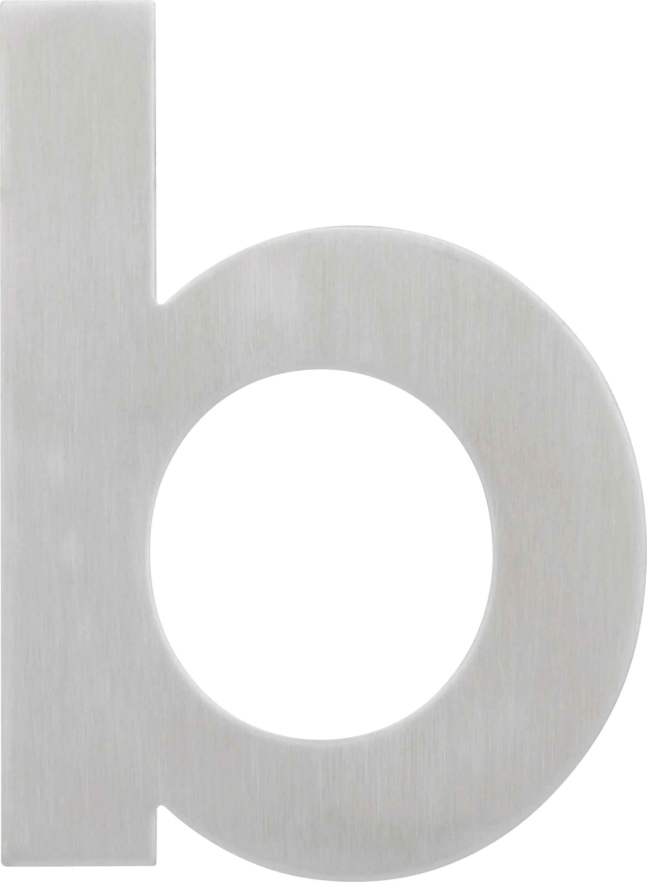 Alpertec Hausnummer Buchstabe B Edelstahl