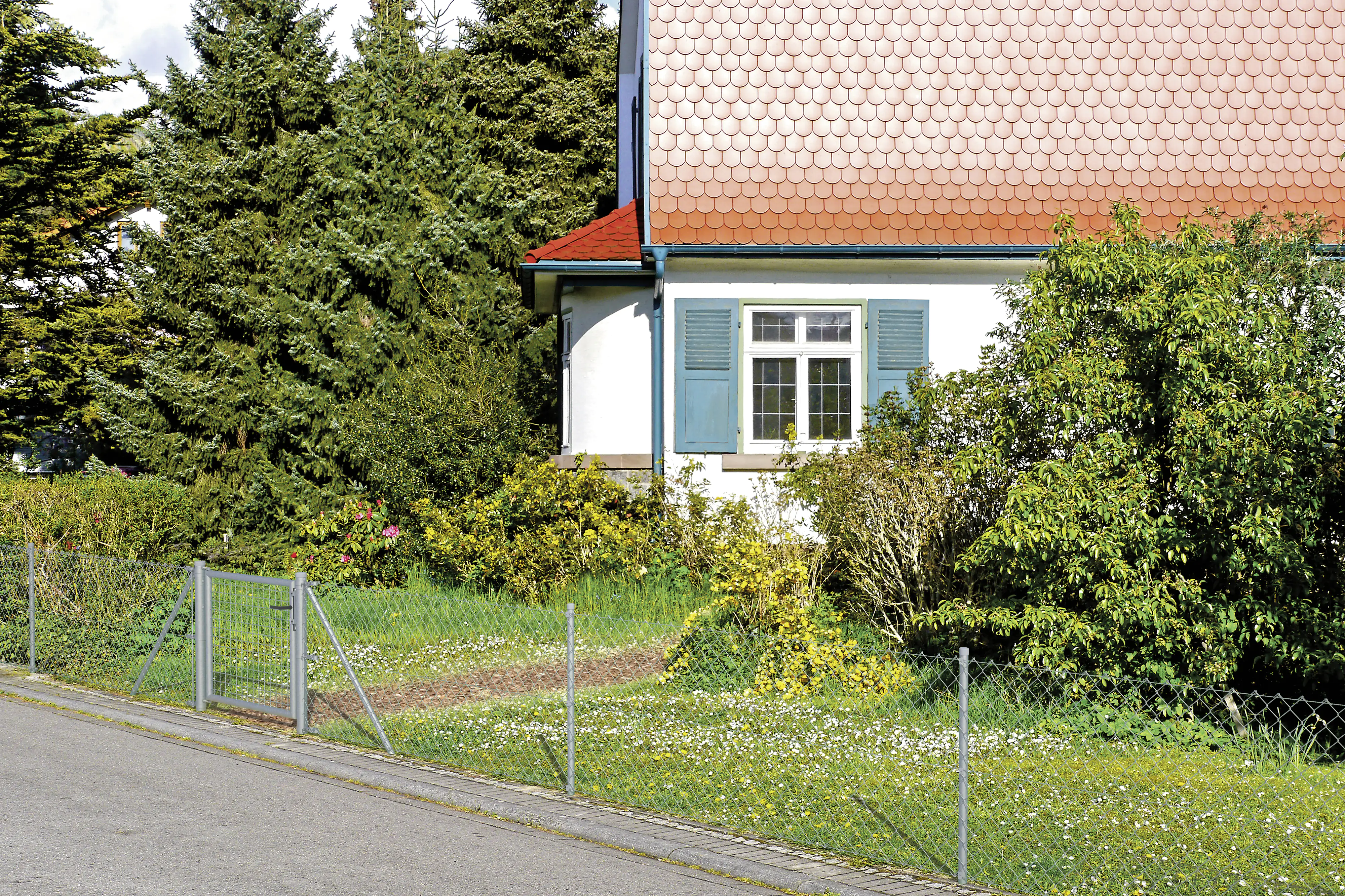 Alberts Zaunanschluss-Set zweiseitige Anschluss Ø 6 cm 75 cm grün zE 2 Stk