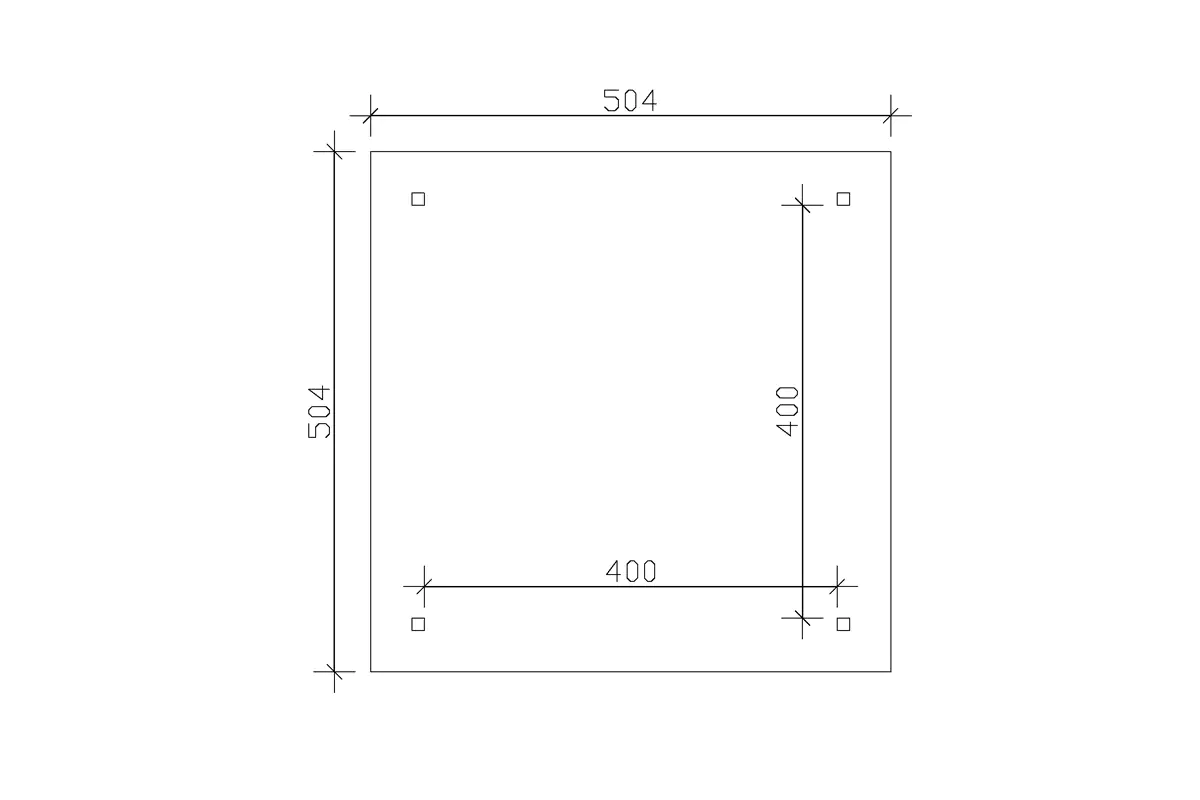 SKAN HOLZ Pavillon Cannes 3 Leimholz, natur SKAN HOLZ Pavillon Cannes 3 Leimholz, natur
