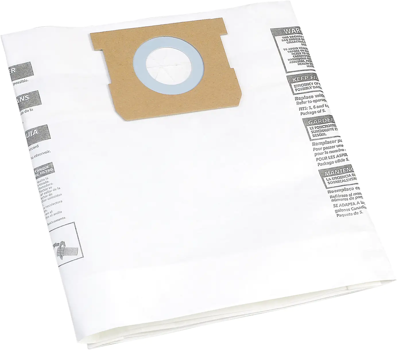 Shop Vac Staubbeutel - Papierbeutel für Shop Vac 20 / 30 l