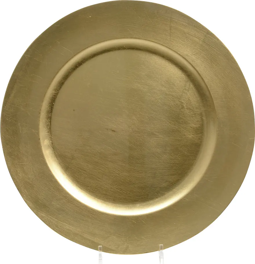 Kaemingk Kunststoffteller gold Ø 33 cm