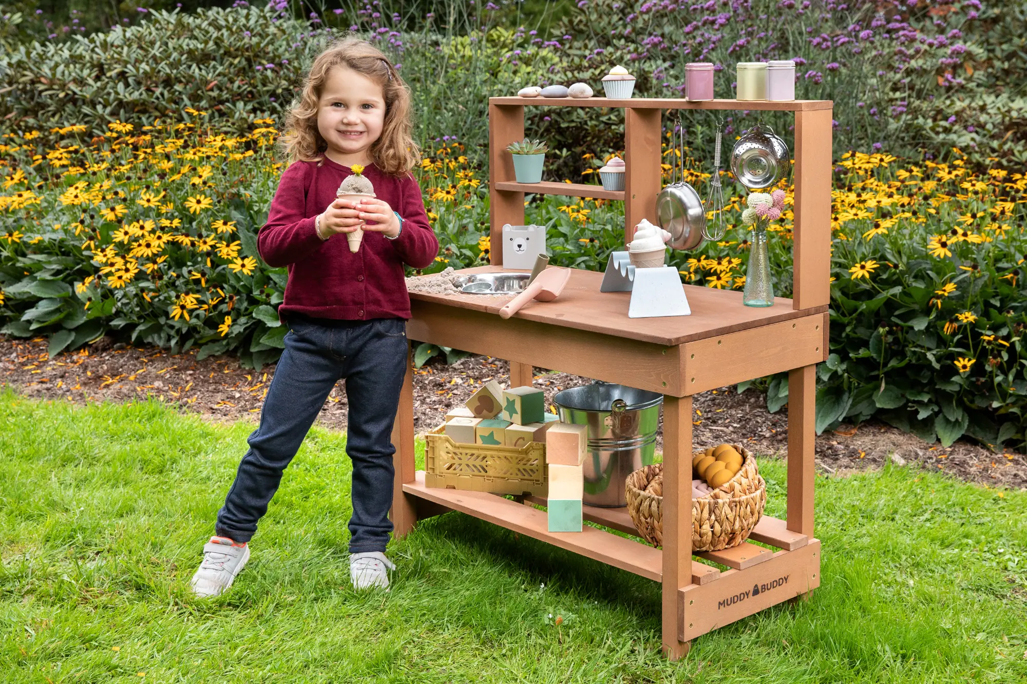 Muddy Buddy Matschküche Mud Starter 80 x 40 x 90 cm