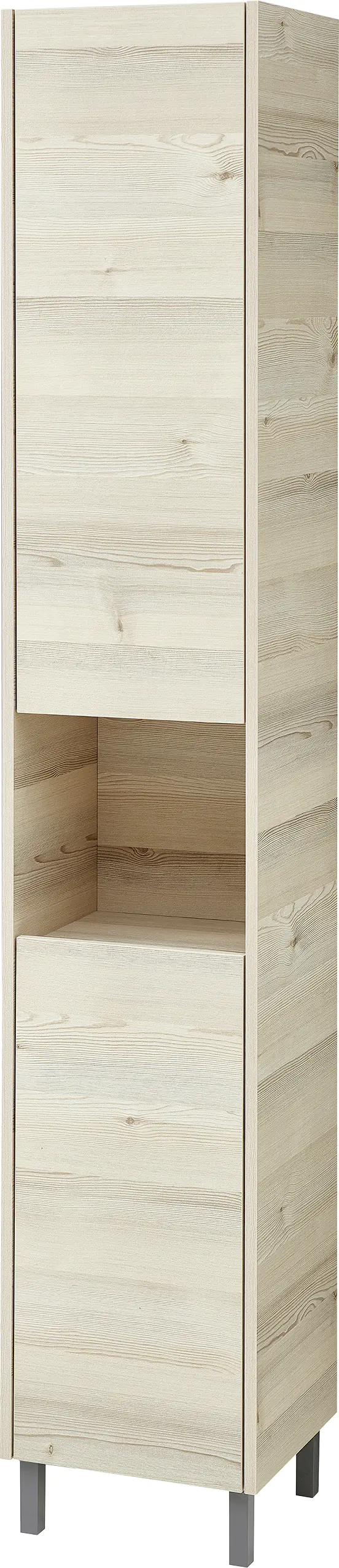 Pelipal Hochschrank Quickset 393 Polar Pinie/Akzent Quarzgrau 35 cm