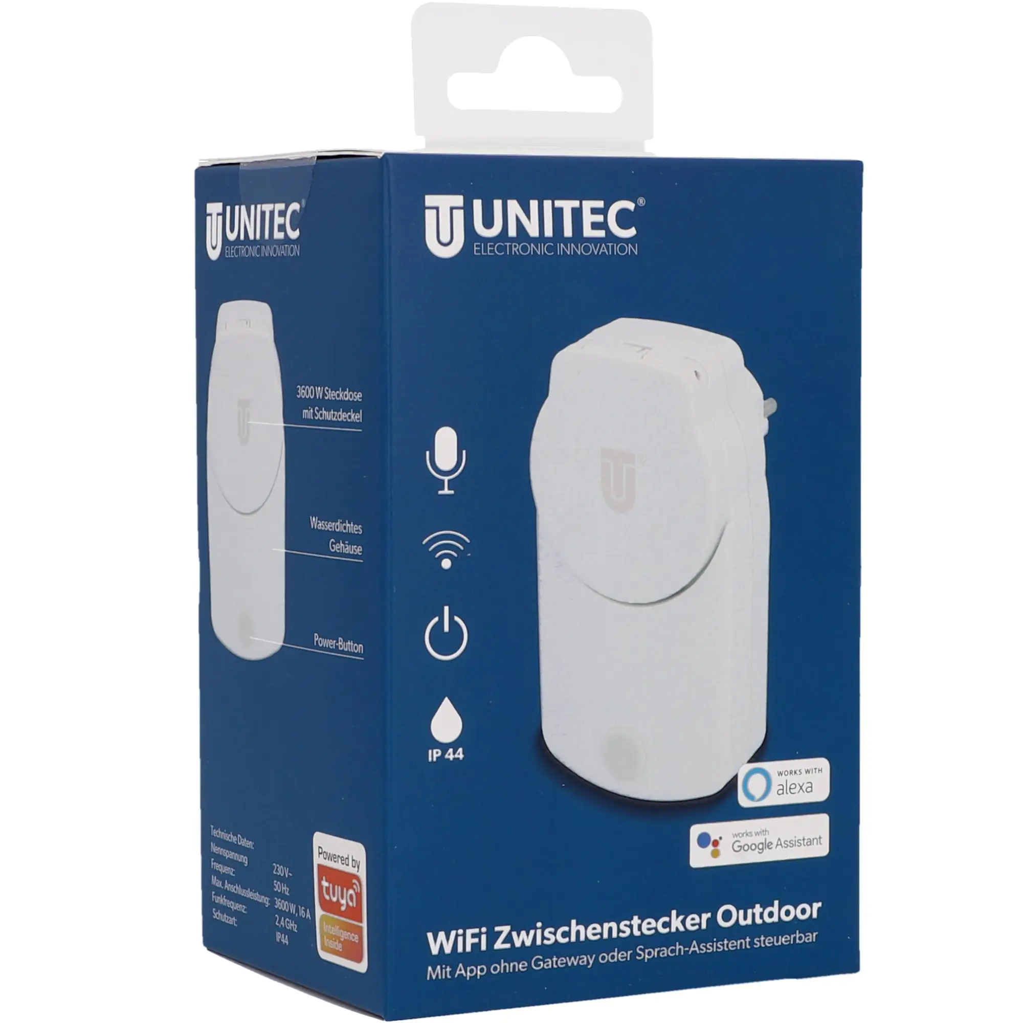 WIFI Zwischenstecker Außenbereich weiß