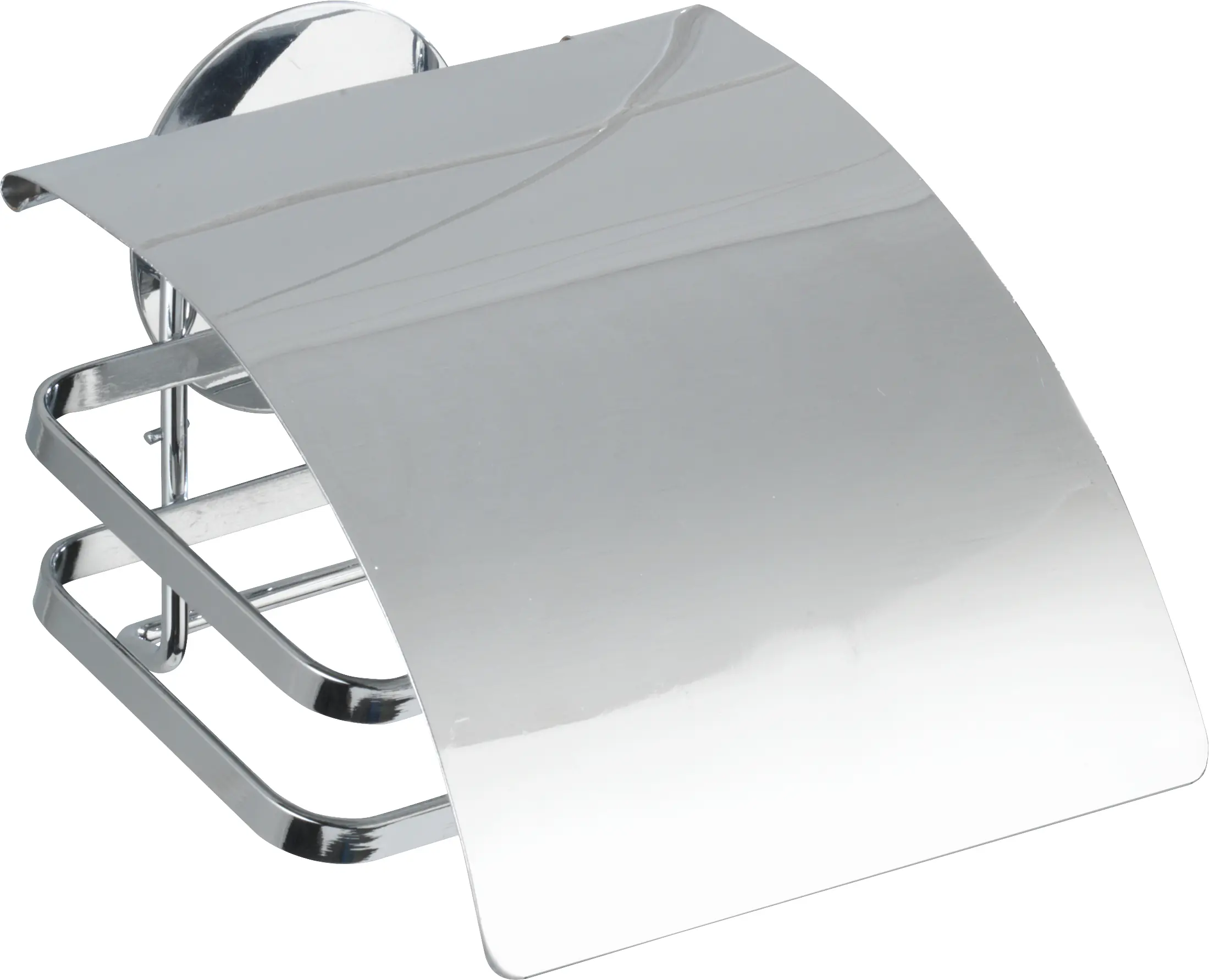 Wenko Toilettenpapierhalter Edelstahl Turbo-Loc Cover