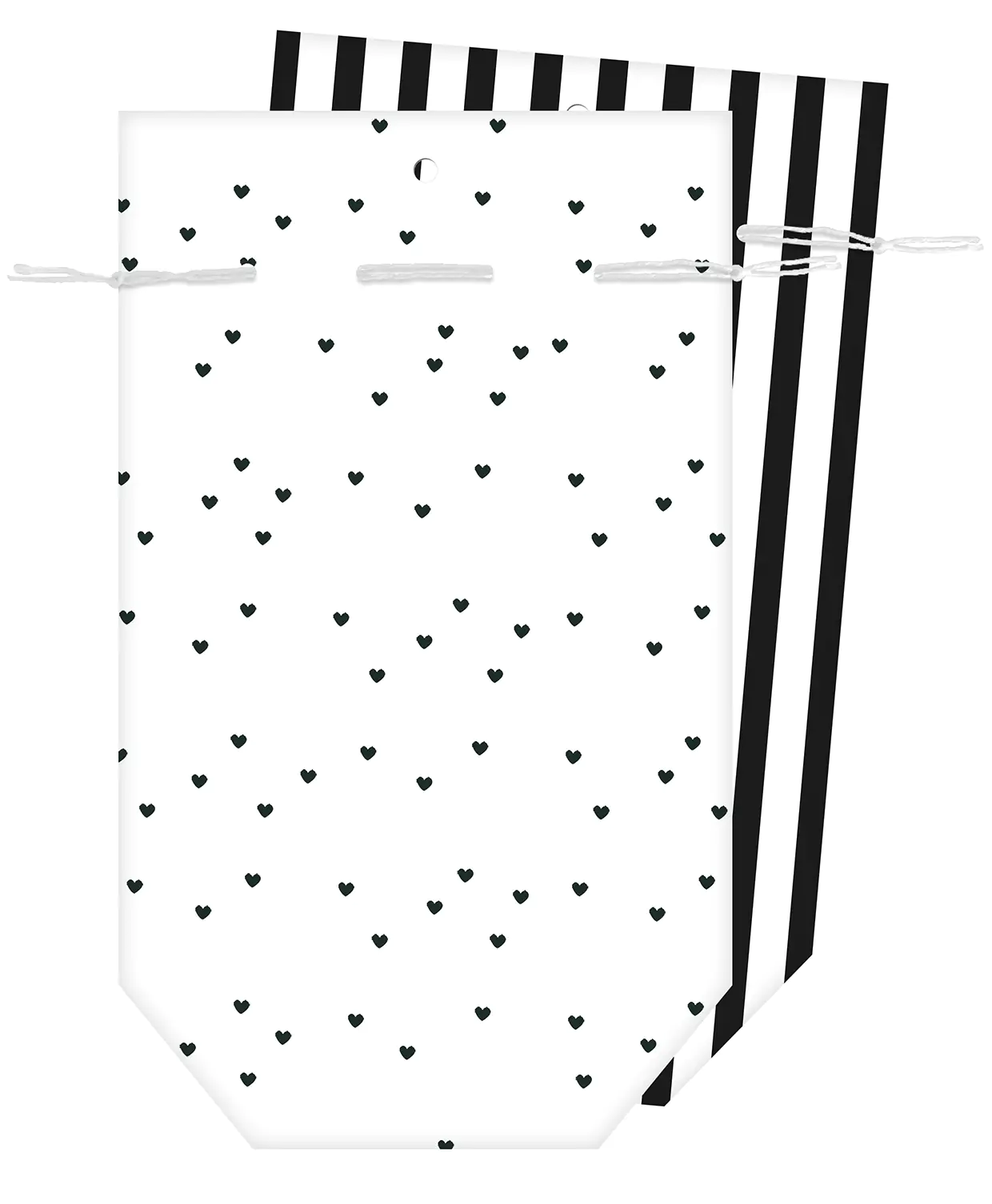 Braun & Company Geschenktasche weiß 13 x 22 cm